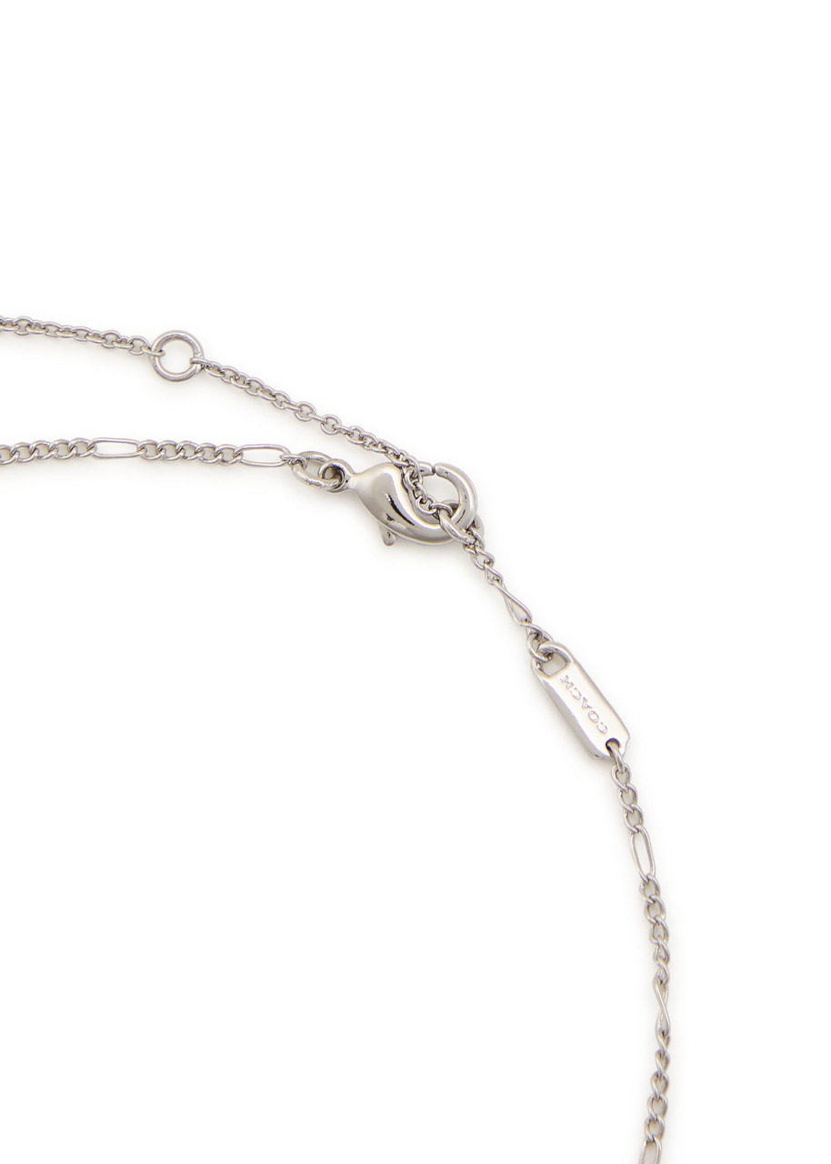 Coach Signet Ring Two-tone Necklace - 4