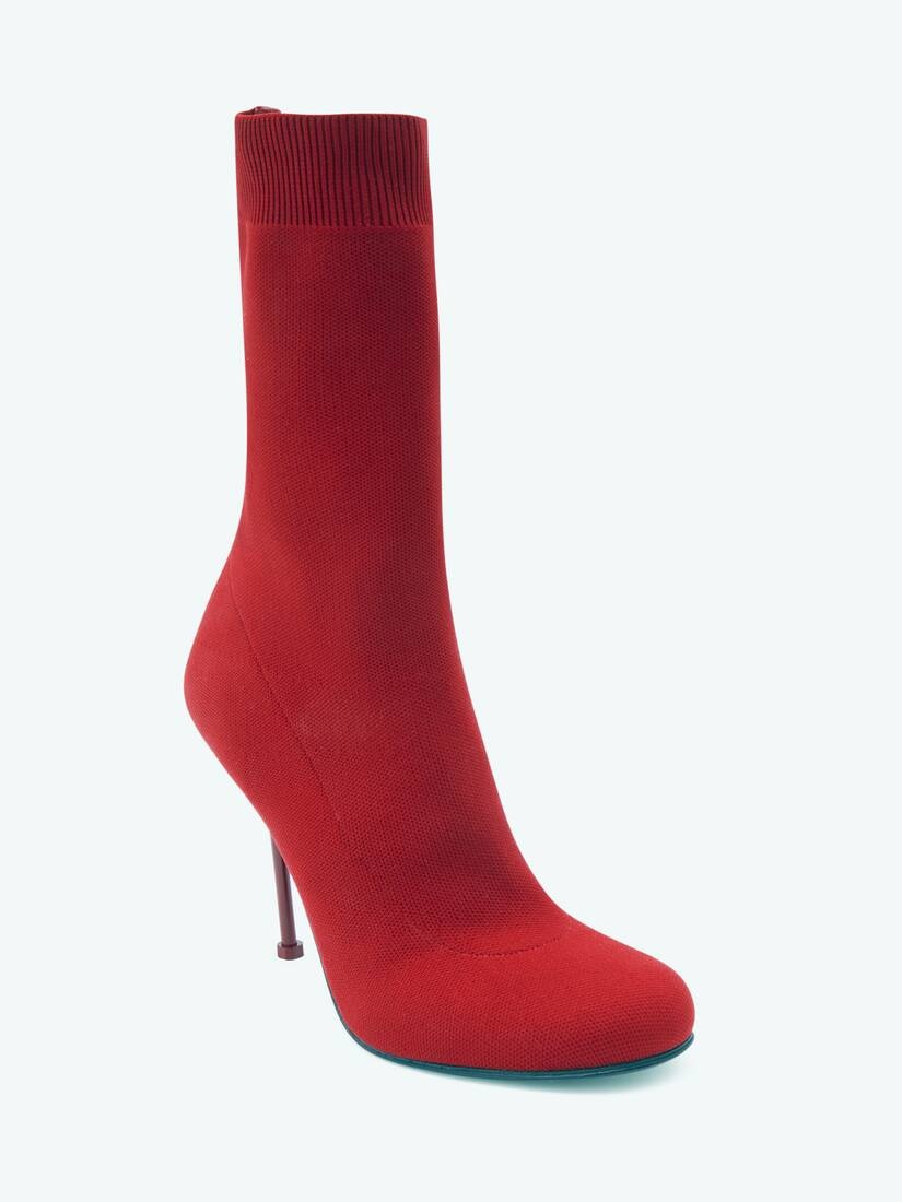 Knit Boot in Welsh Red - 2