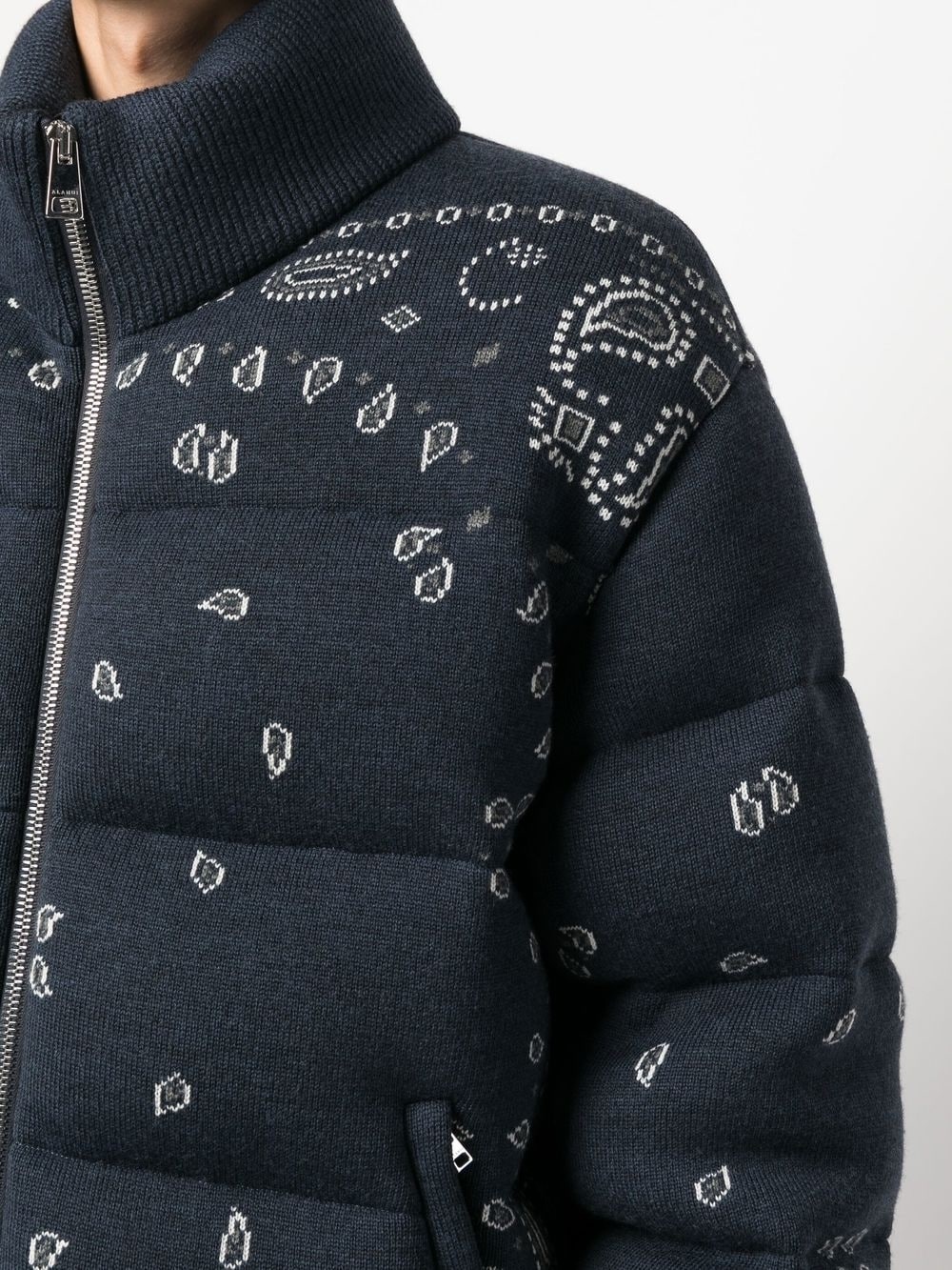 printed padded jacket - 5