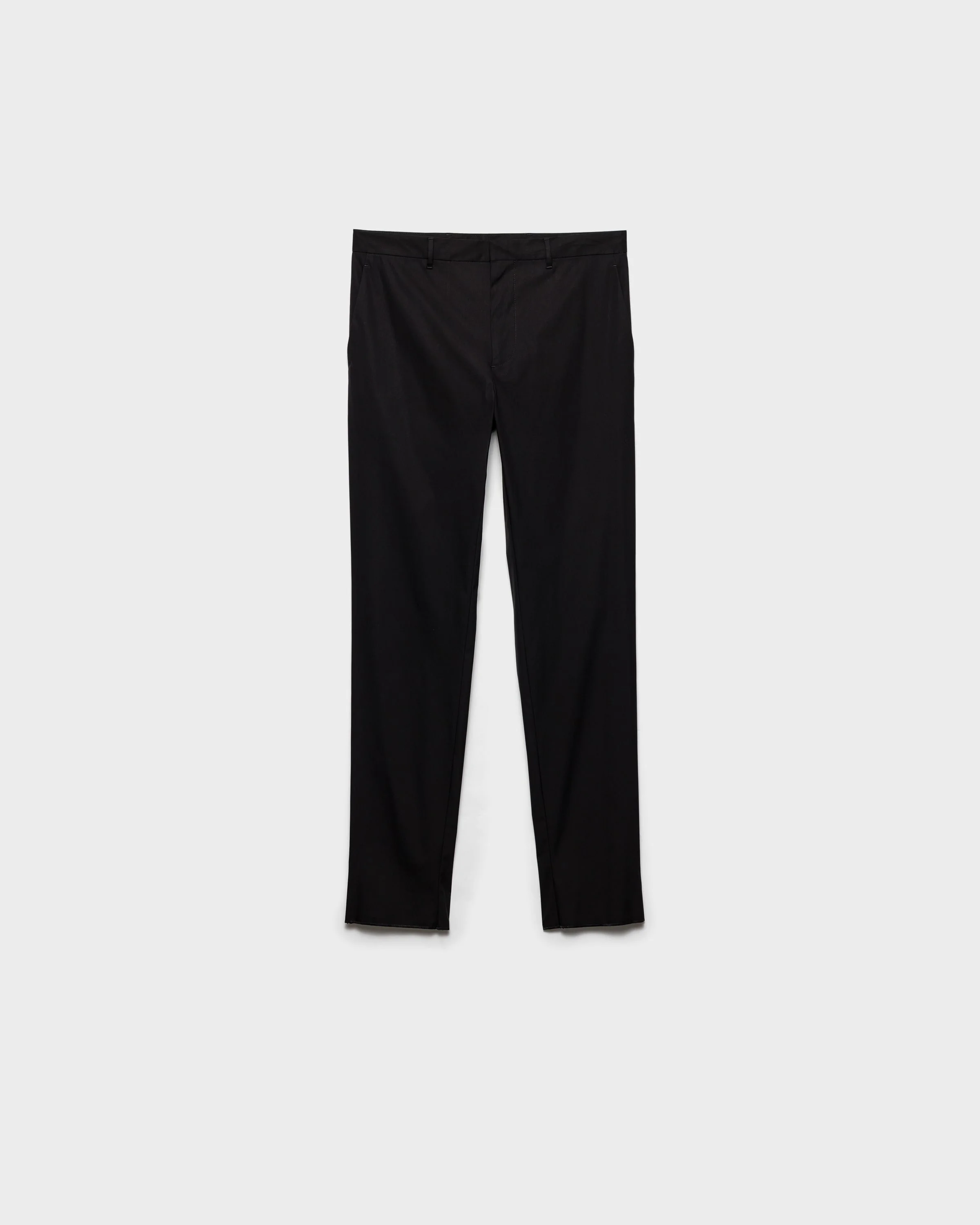 Stretch poplin pants - 1