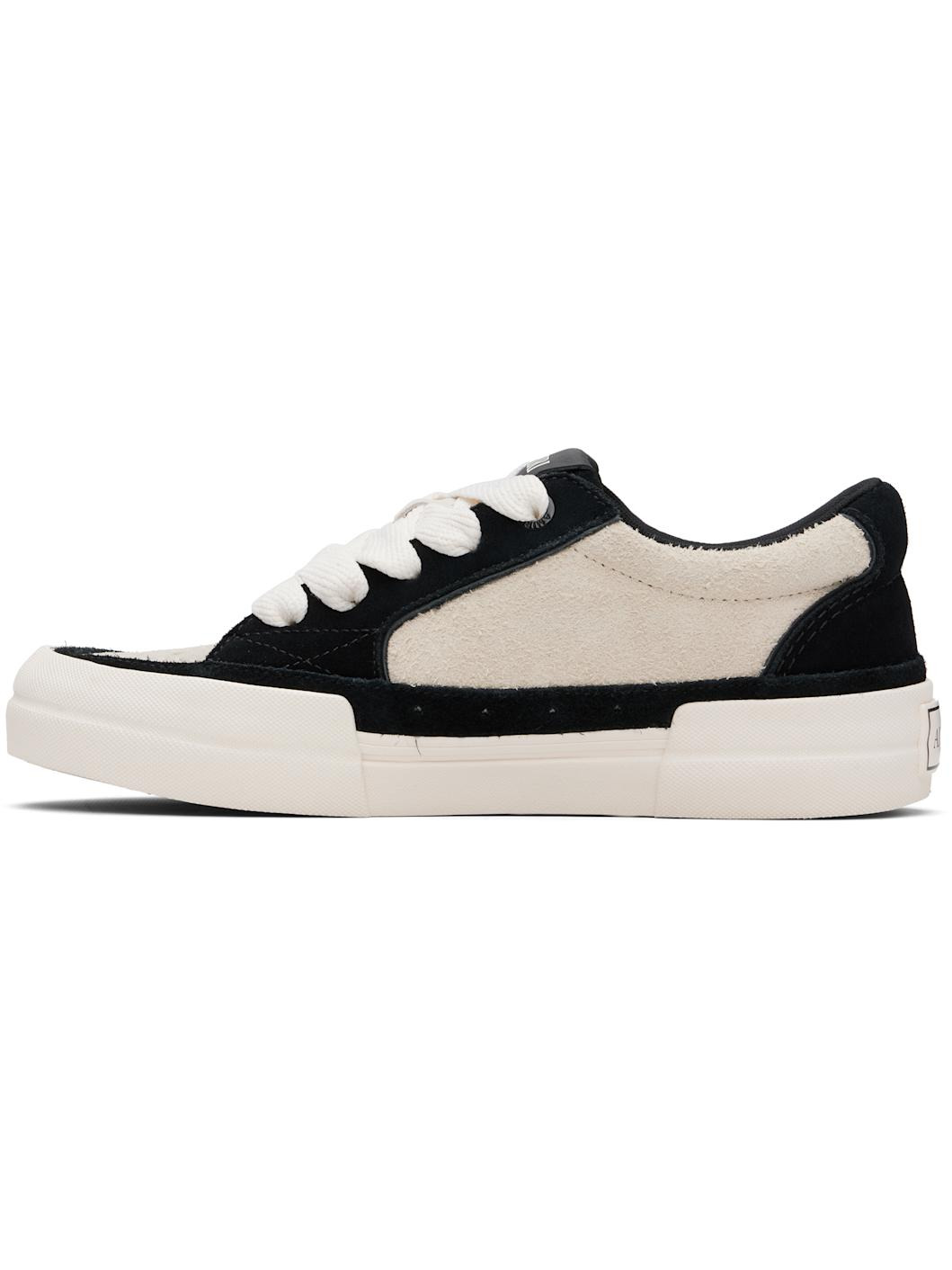 Black & Off-White Sunset Skate Low Sneakers - 3
