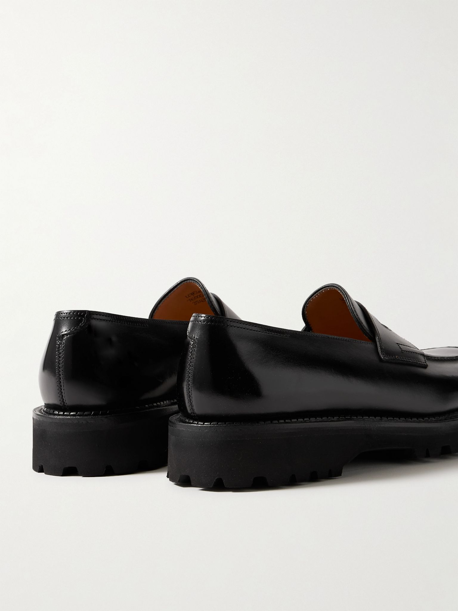Lopez New Standard Leather Penny Loafers Black - 5