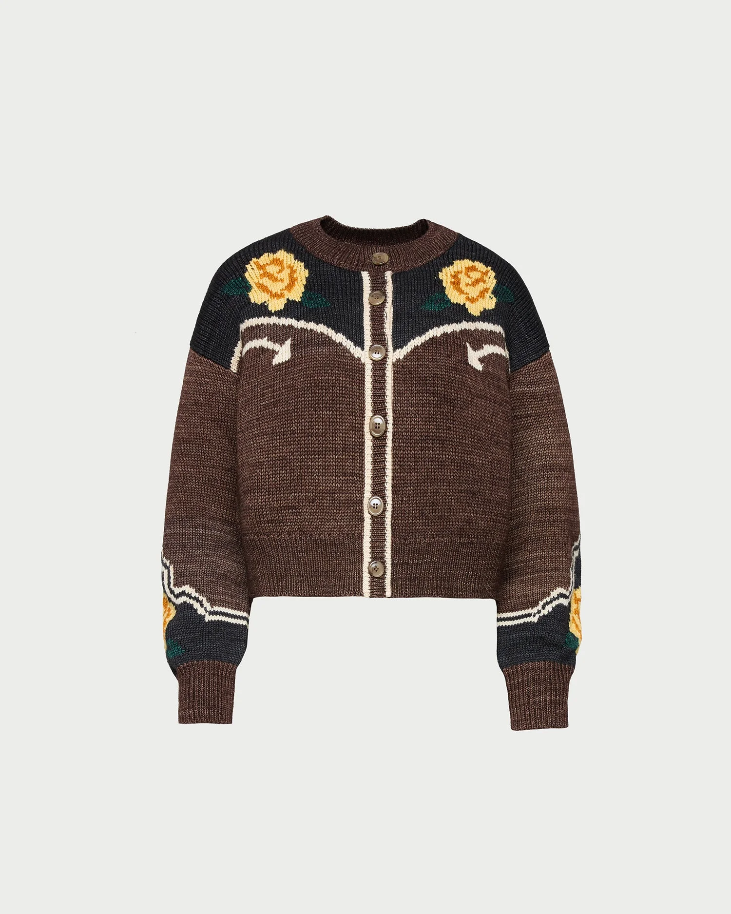 Linda Intarsia Cardigan - 1