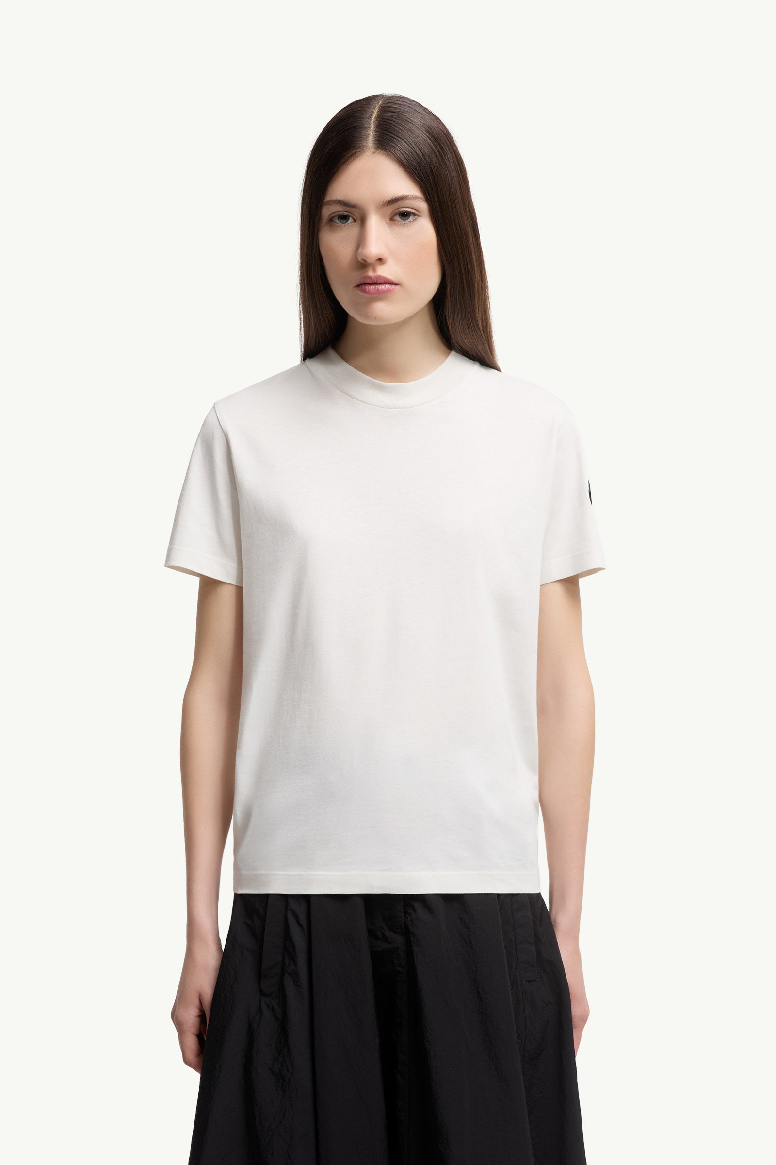 Pleated Back Cotton T-Shirt - 3