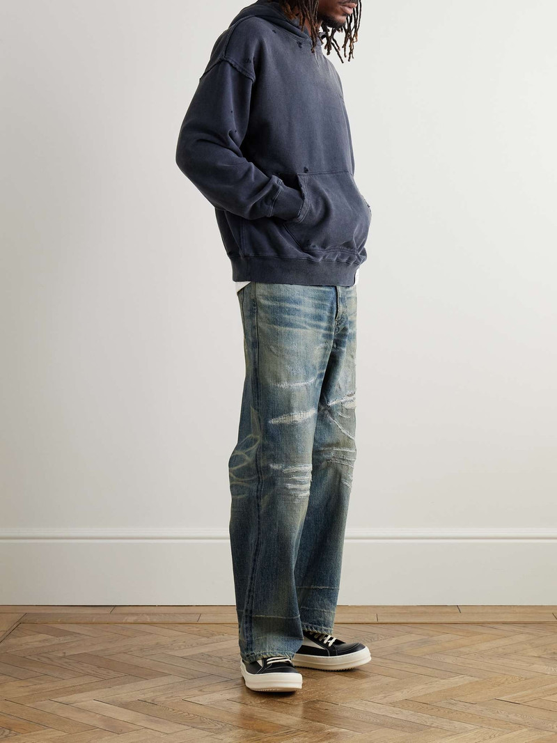 NEIGHBORHOOD Wide-Leg Distressed Jeans outlook