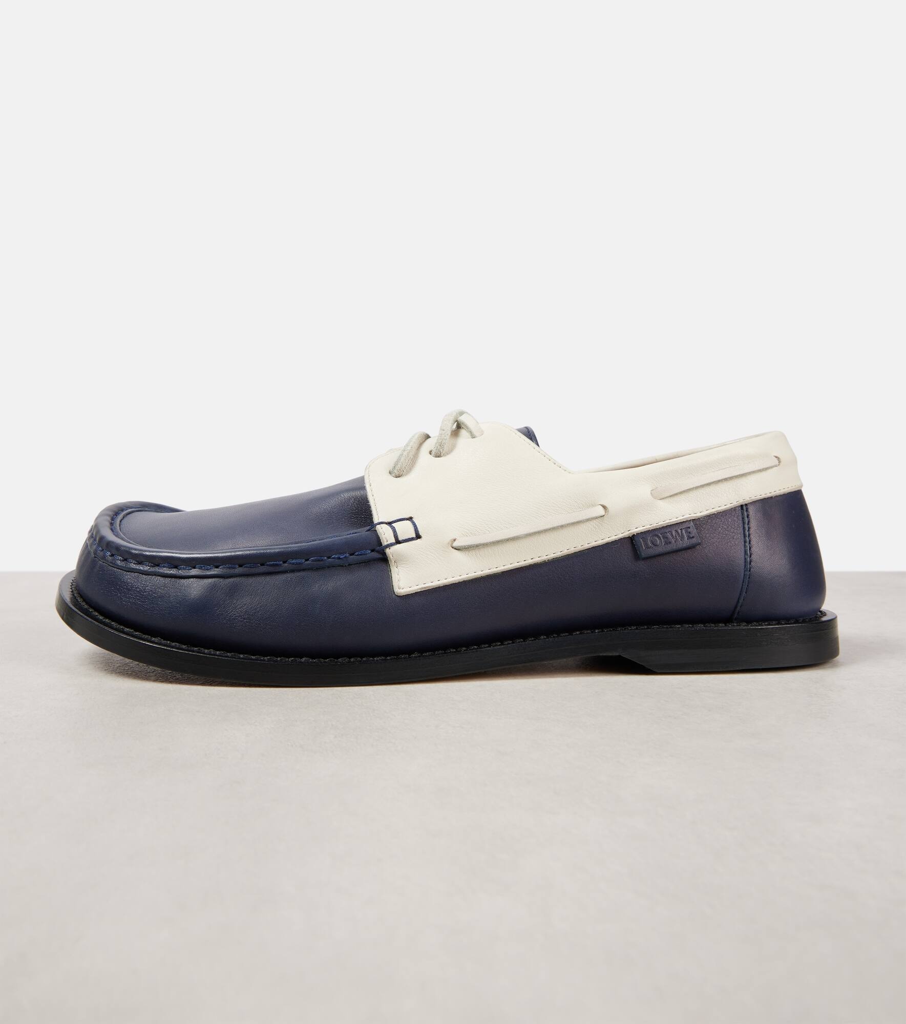 Campo leather boat shoes - 5