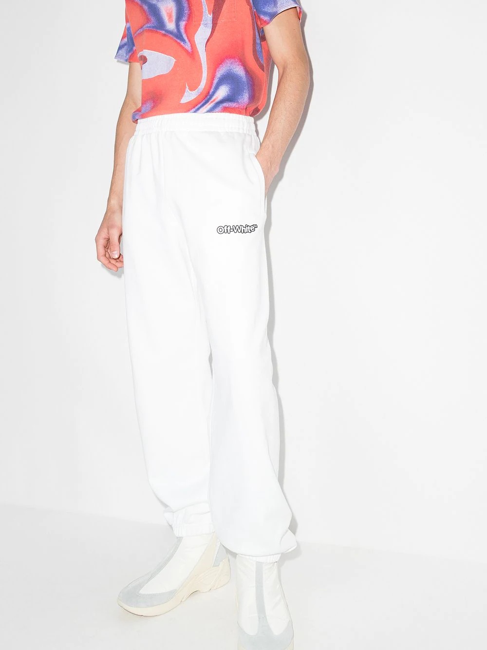 Arrows motif track pants - 2