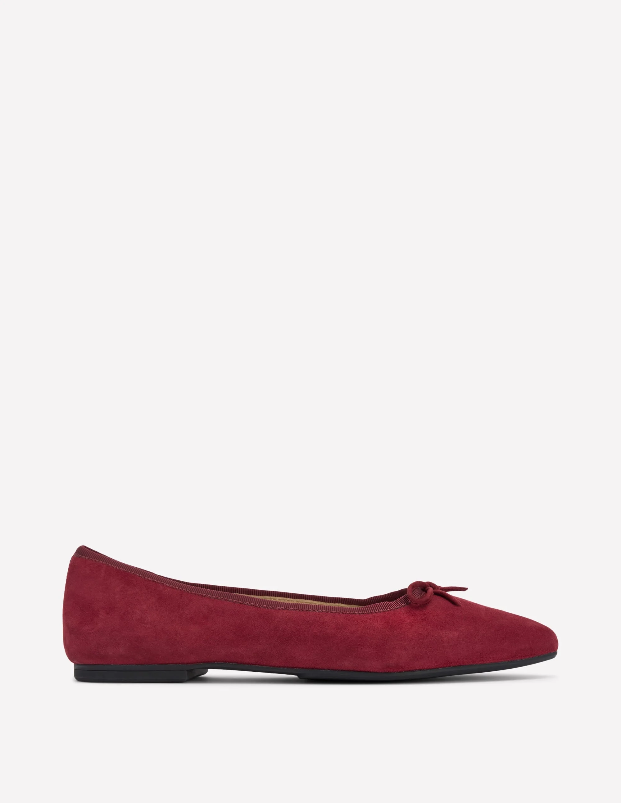 Point Flexi Sole Flats-Oxblood - 1