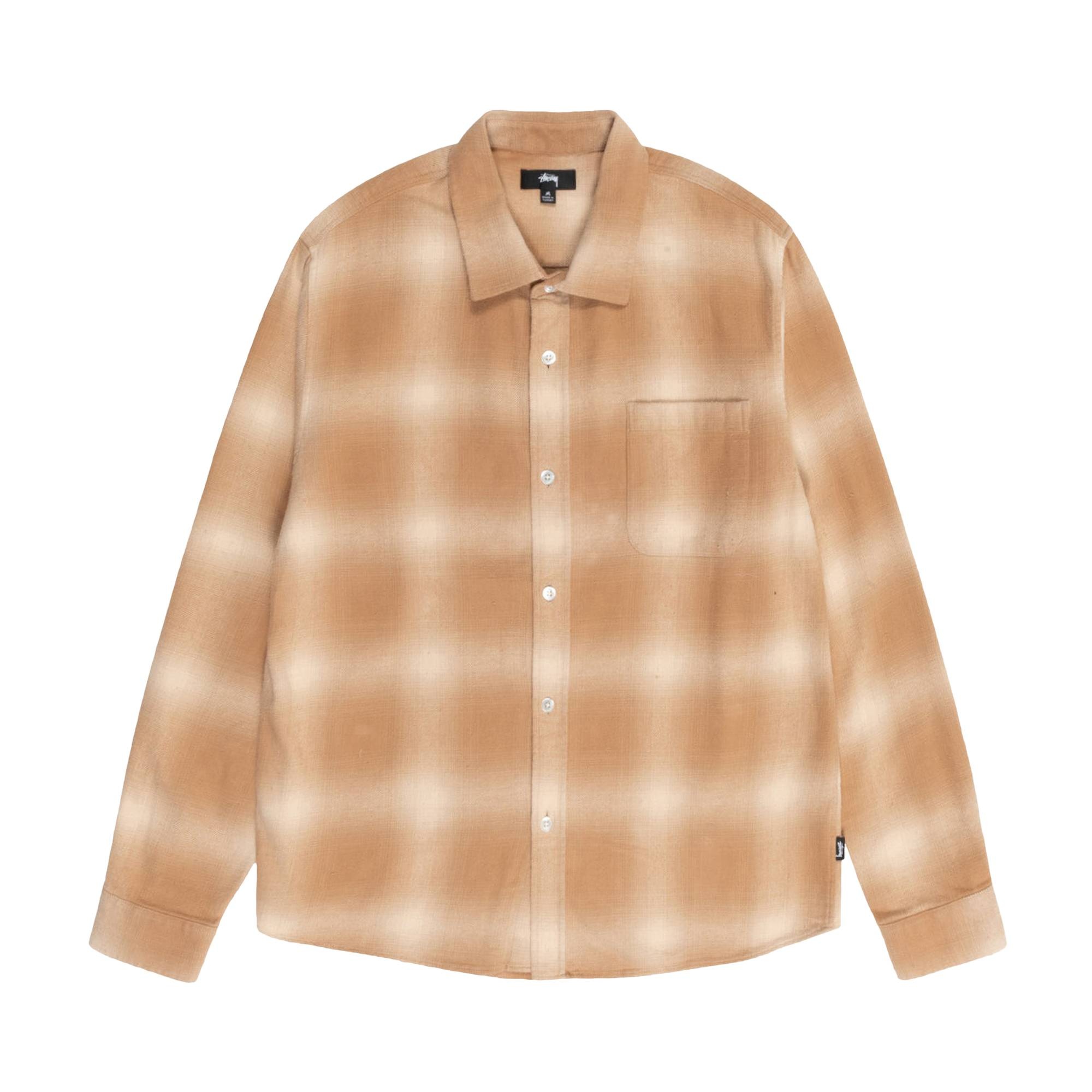 Stussy Bay Plaid Shirt 'Tan' - 1