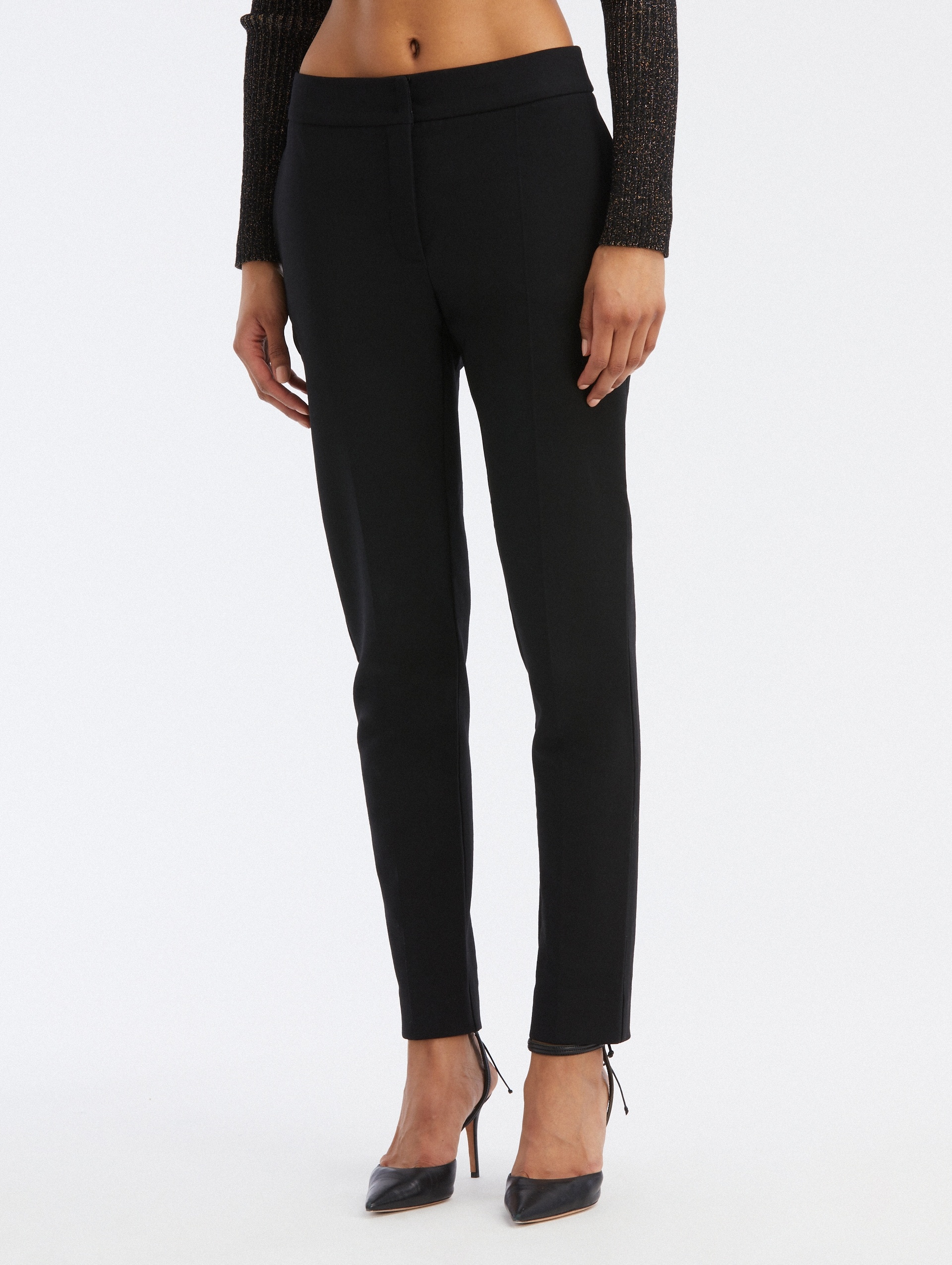 FRONT ZIP SKINNY PANT - 3