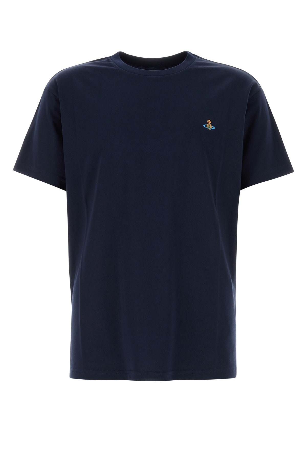 Midnight blue cotton t-shirt - 1