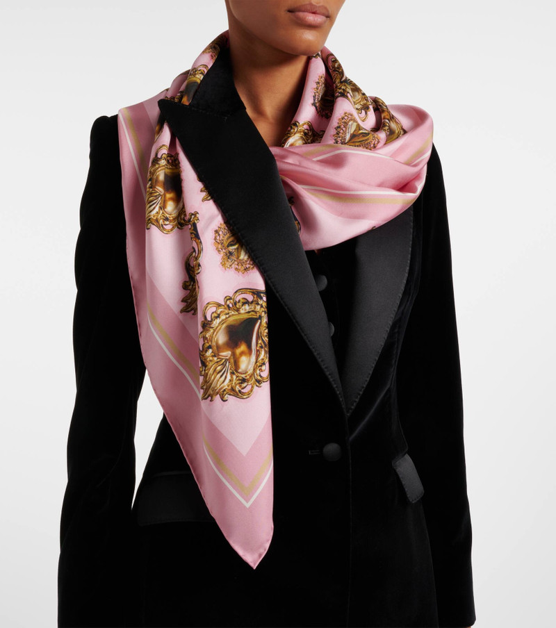 Dolce & Gabbana Printed silk scarf outlook