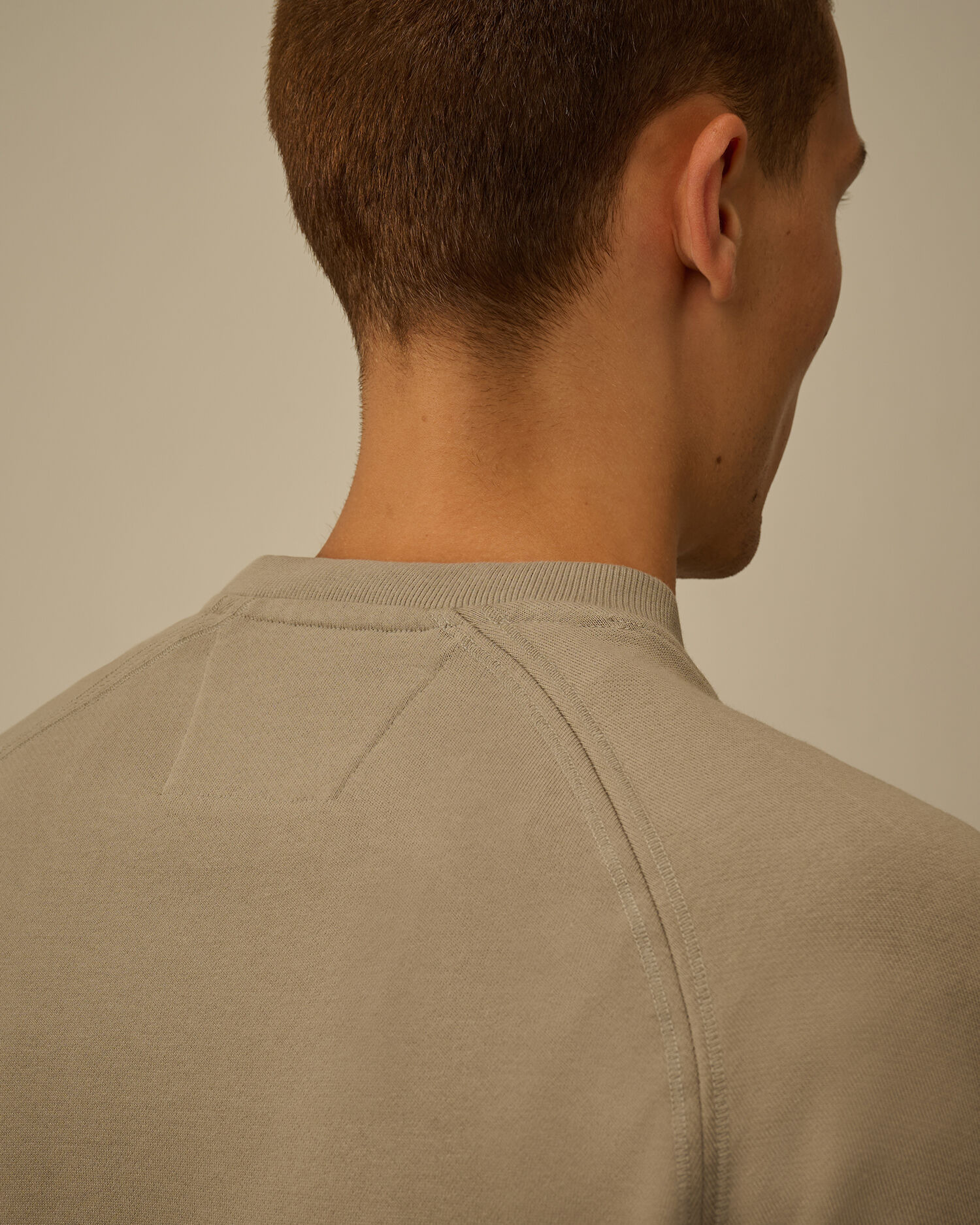 Diagonal Raised Fleece Crewneck Logo Sweatshirt - 6