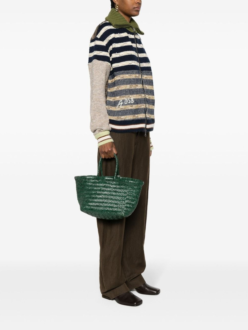 DRAGON DIFFUSION Triple Jump Small woven tote bag outlook