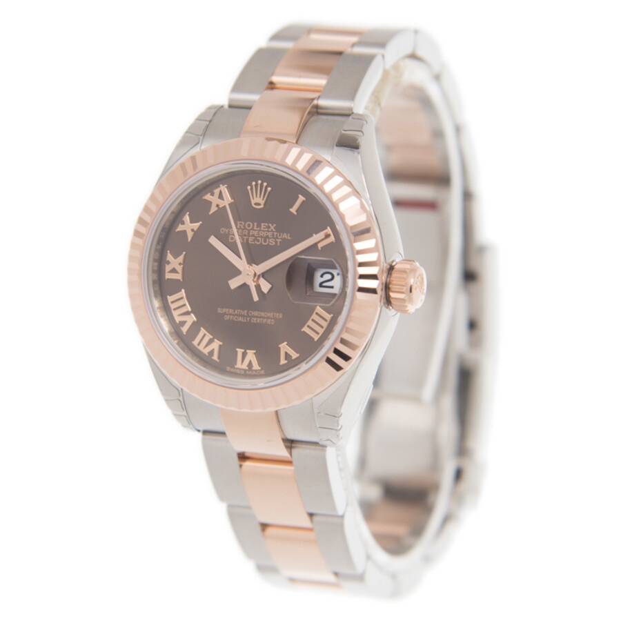 Rolex Lady Datejust 28 Automatic Brown Dial Ladies Watch 279171 BRRO - 4