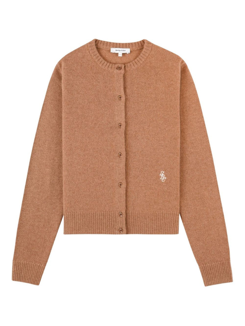 button embroidered cardigan 1
