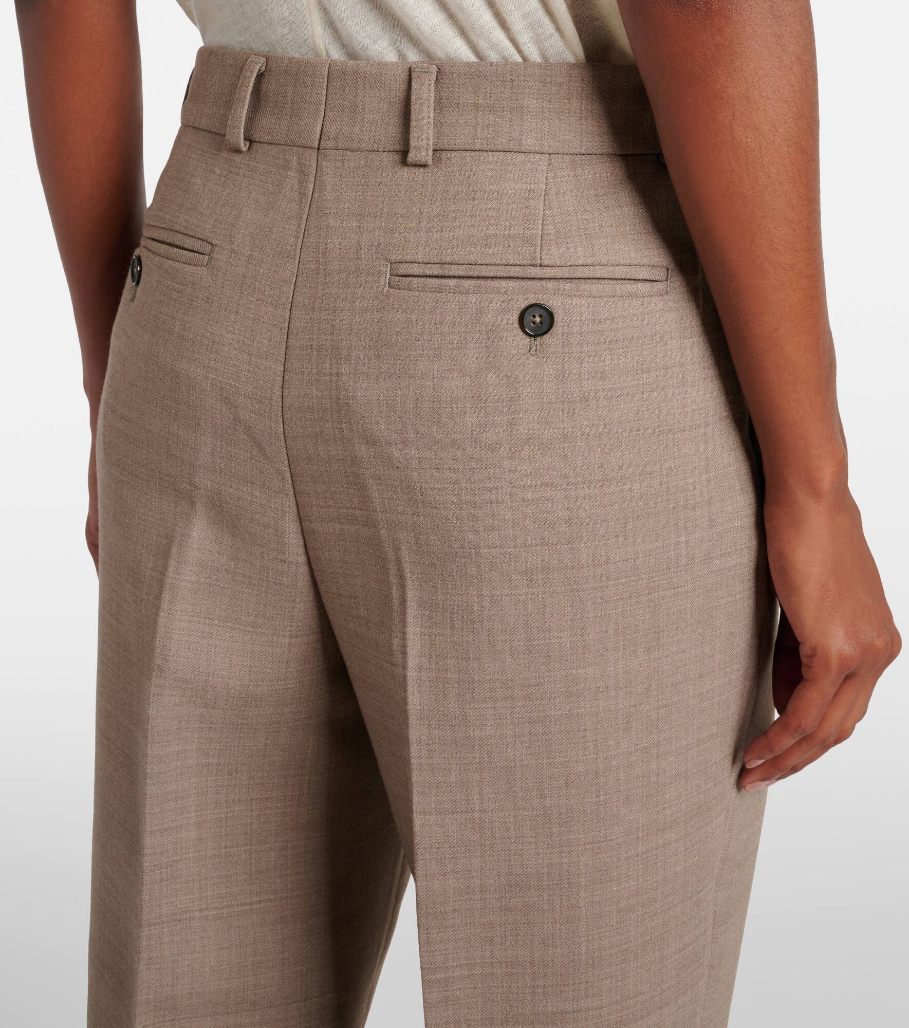 Low-rise straight pants - 5