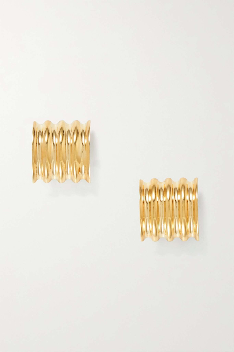 Julius gold-plated earrings - 1