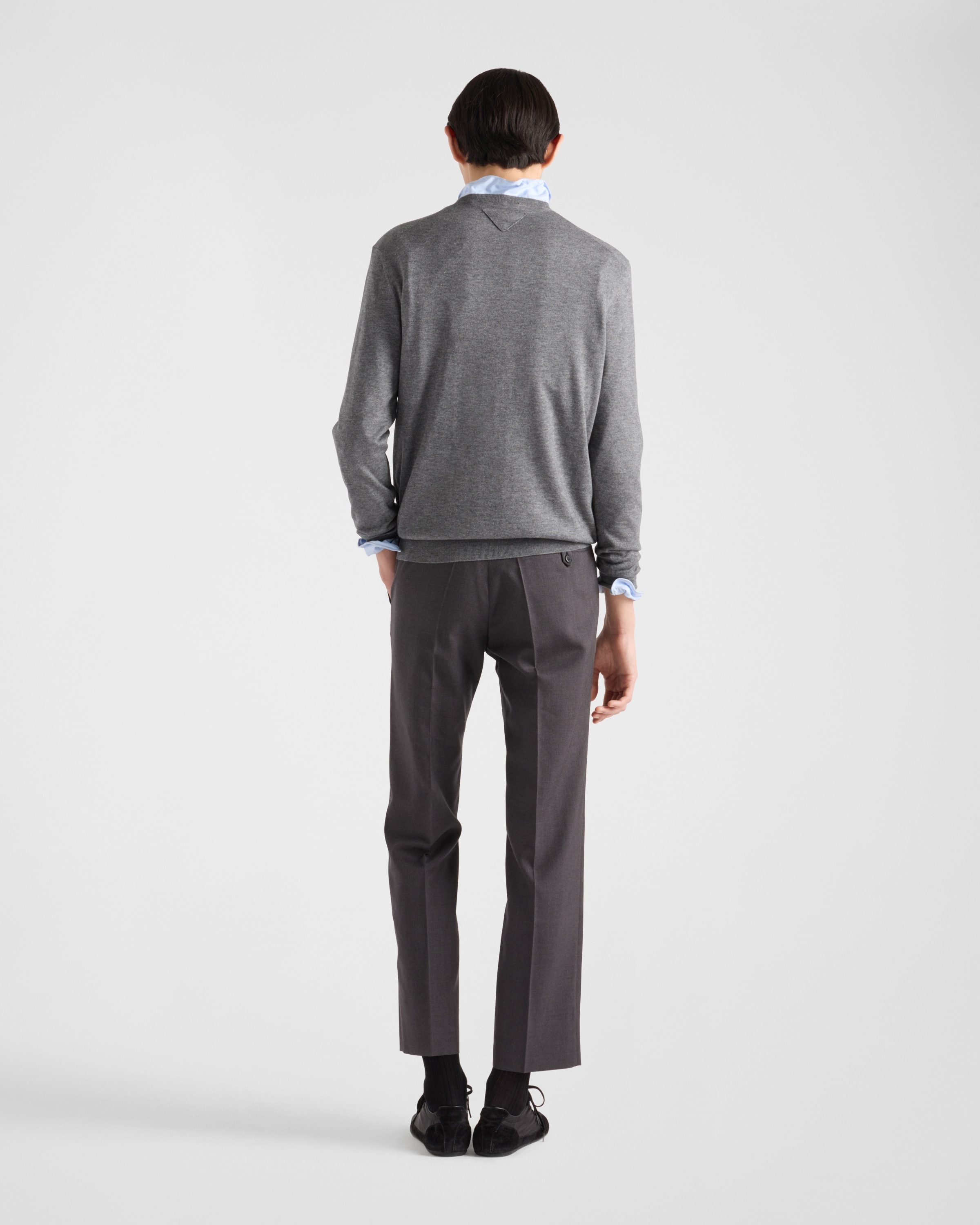 Cashmere and silk crew-neck sweater - 5