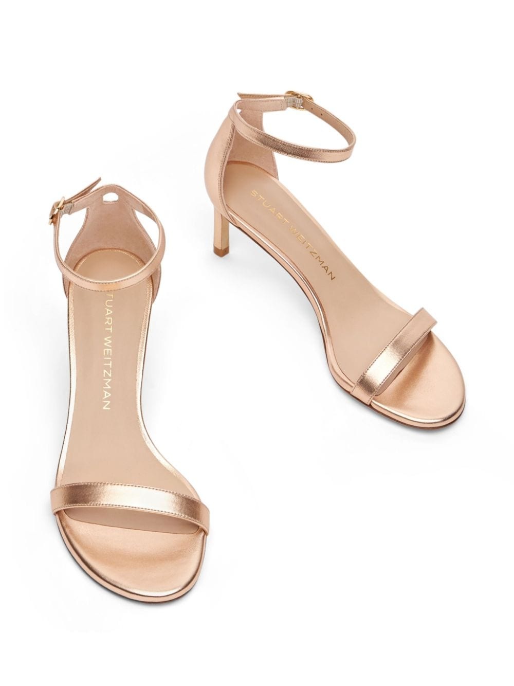 60mm Nunakedstraight metallic-effect sandals - 4