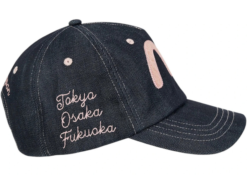 PALACE Palace x Evisu Snapback Indigo outlook