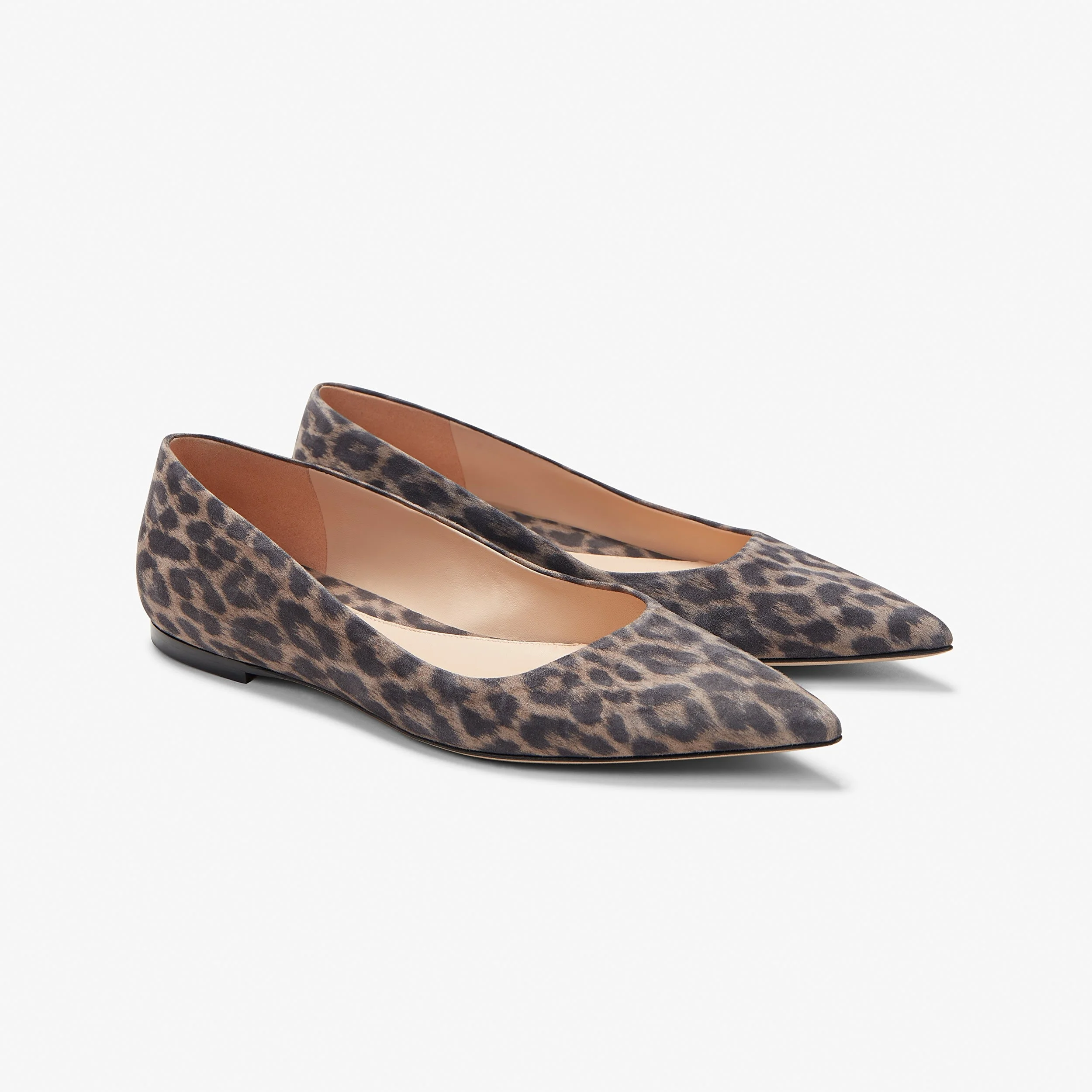 Rowan Flat - Leopard Suede - 1