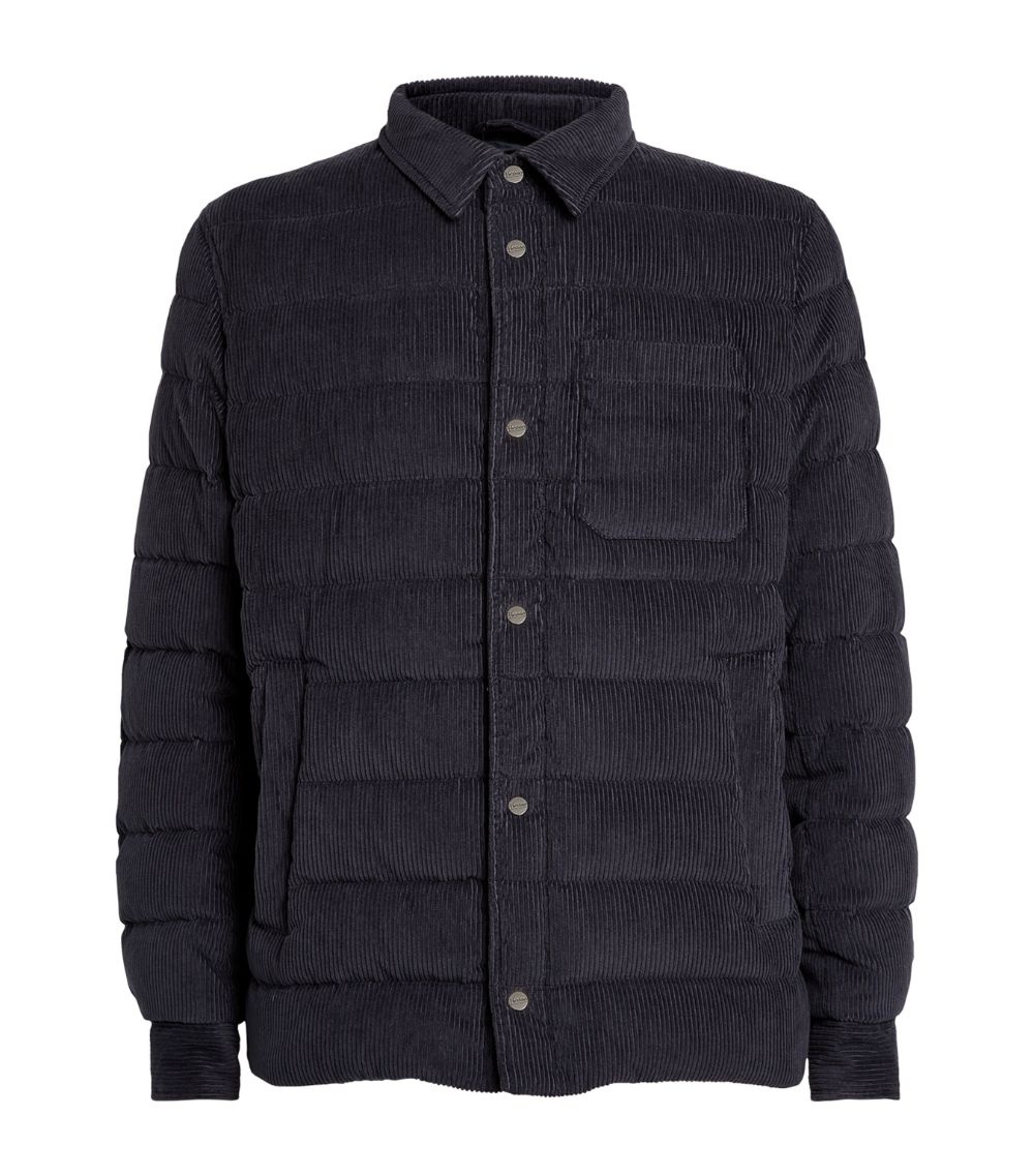Herno Corduroy Quilted Jacket harrods REVERSIBLE