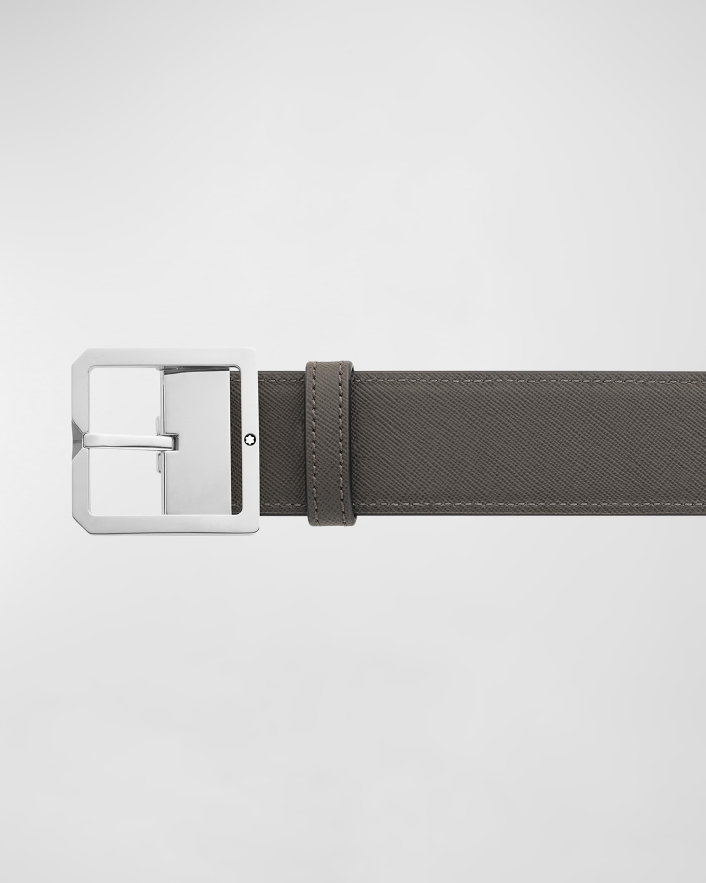 Men's Pin Buckle Reversible Leather Belt - 2