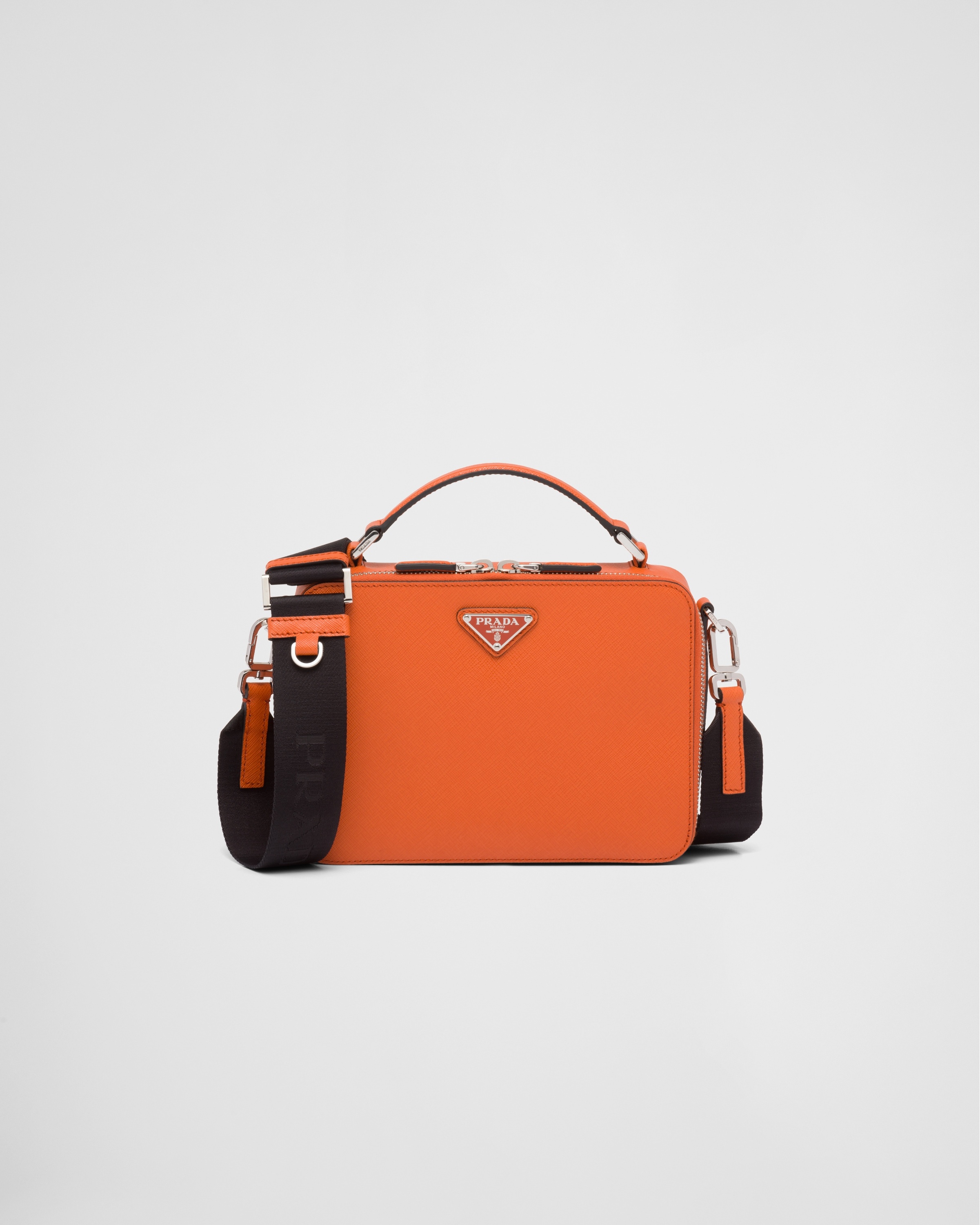 Medium Prada Brique Saffiano leather bag - 1