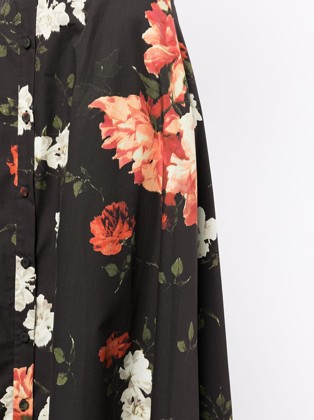 floral-print pleated skirt - 5