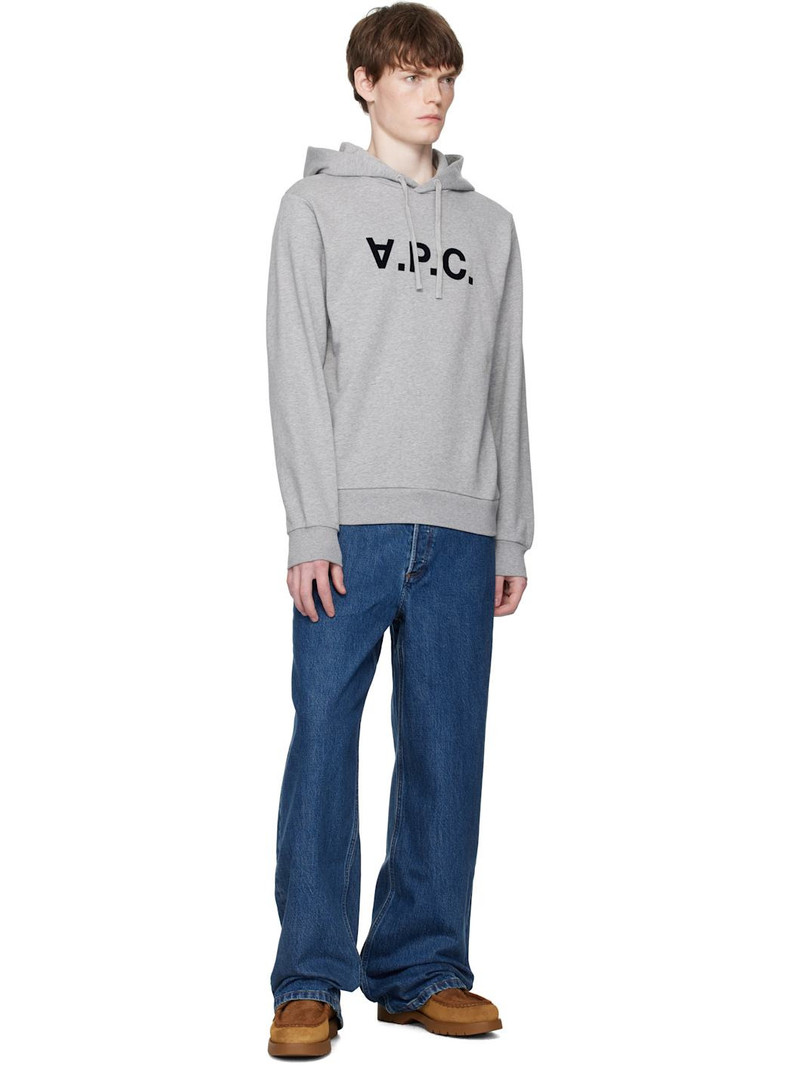 A.P.C. Gray Standard Grand 'VPC' Hoodie outlook