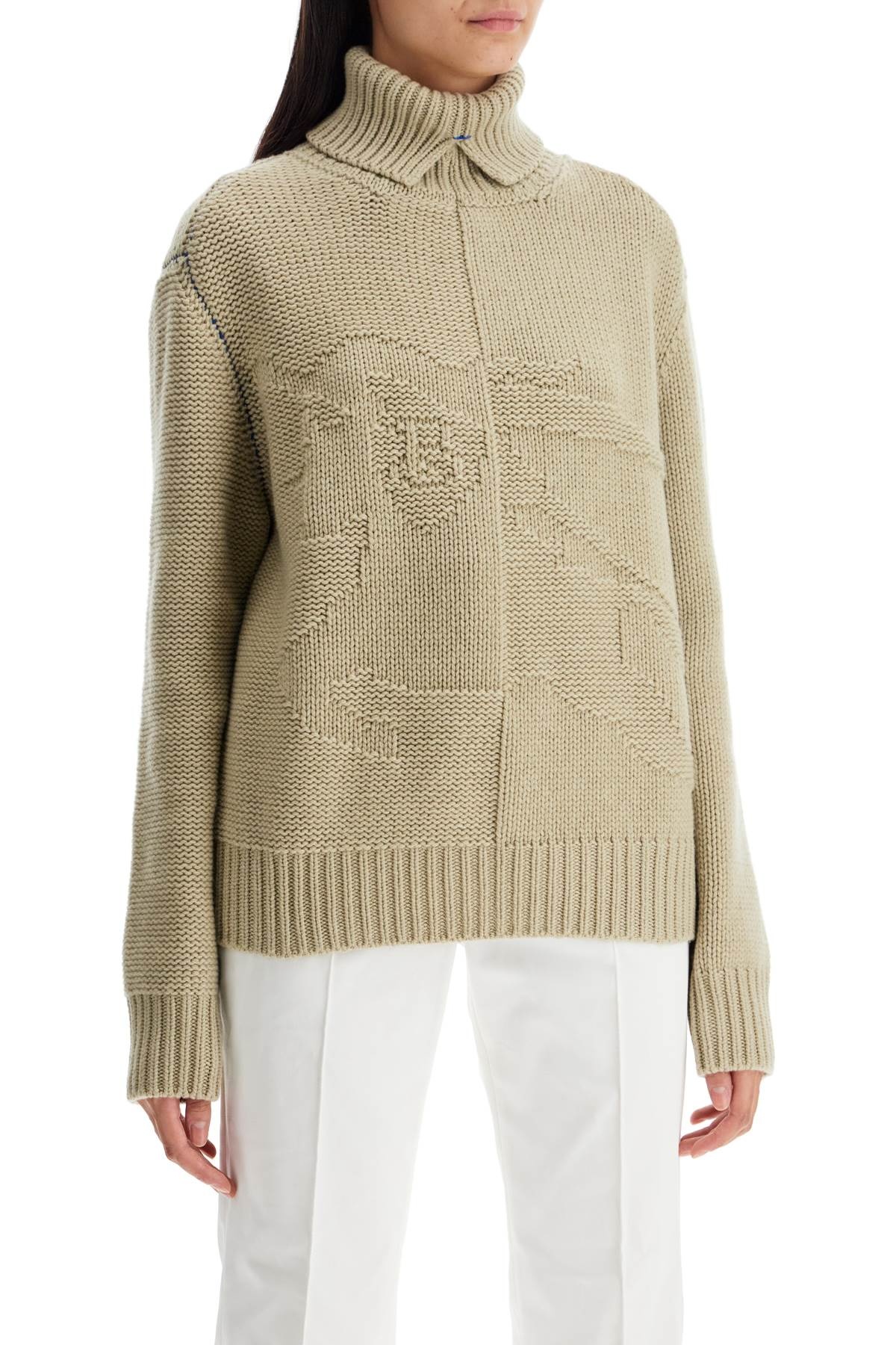 CASHMERE SWEATER WITH EKD DESIGN - 3