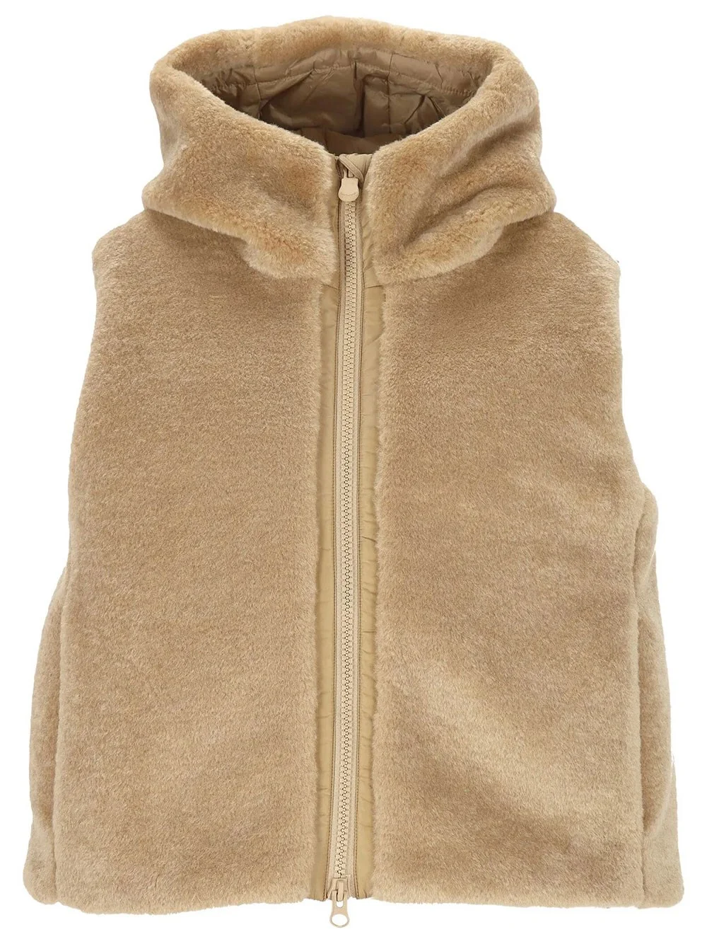 Cassandra quilted faux fur vest - 1