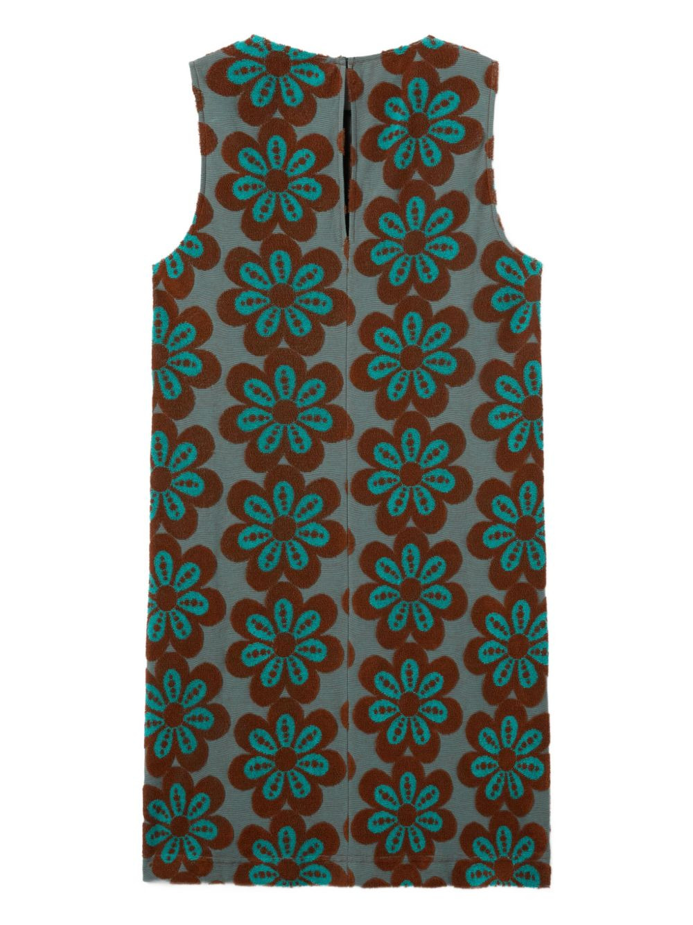 Racer floral-print mini dress - 3