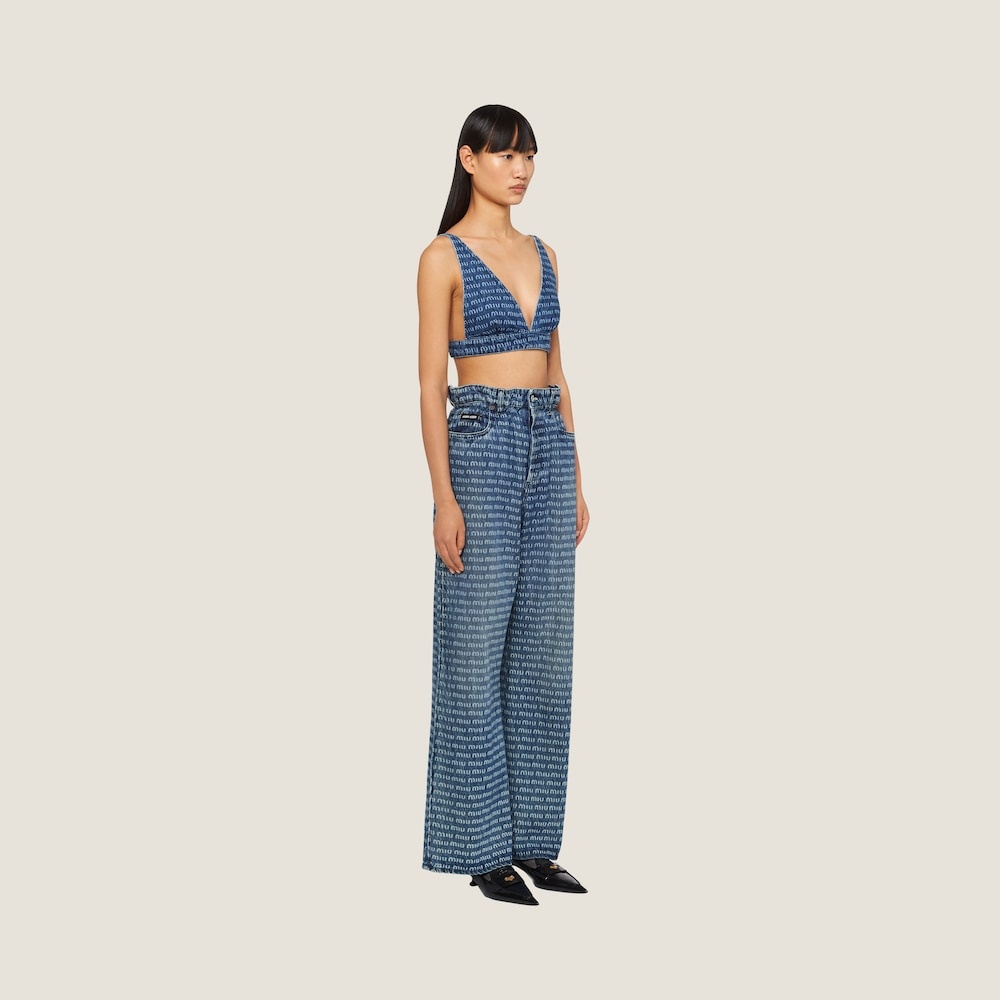 Single-breasted tweed top - 5