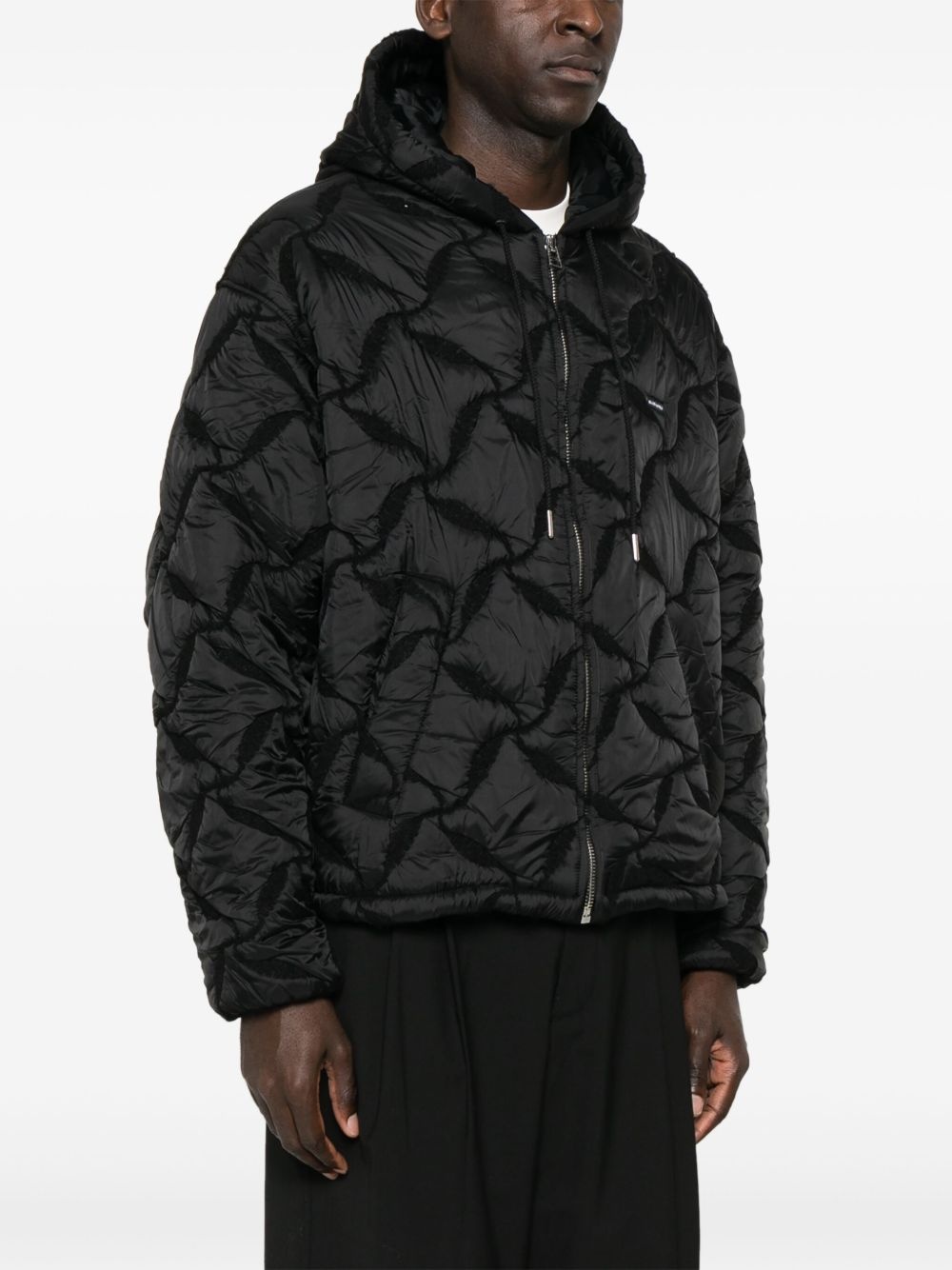 hooded bomber jacket - 3