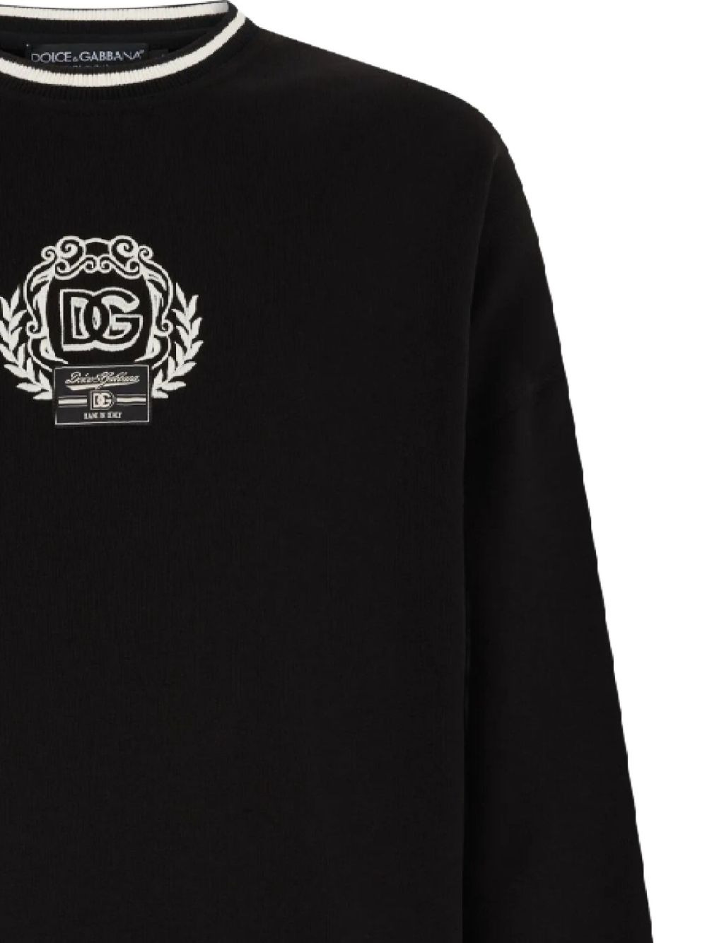logo-embroidered sweatshirt - 3
