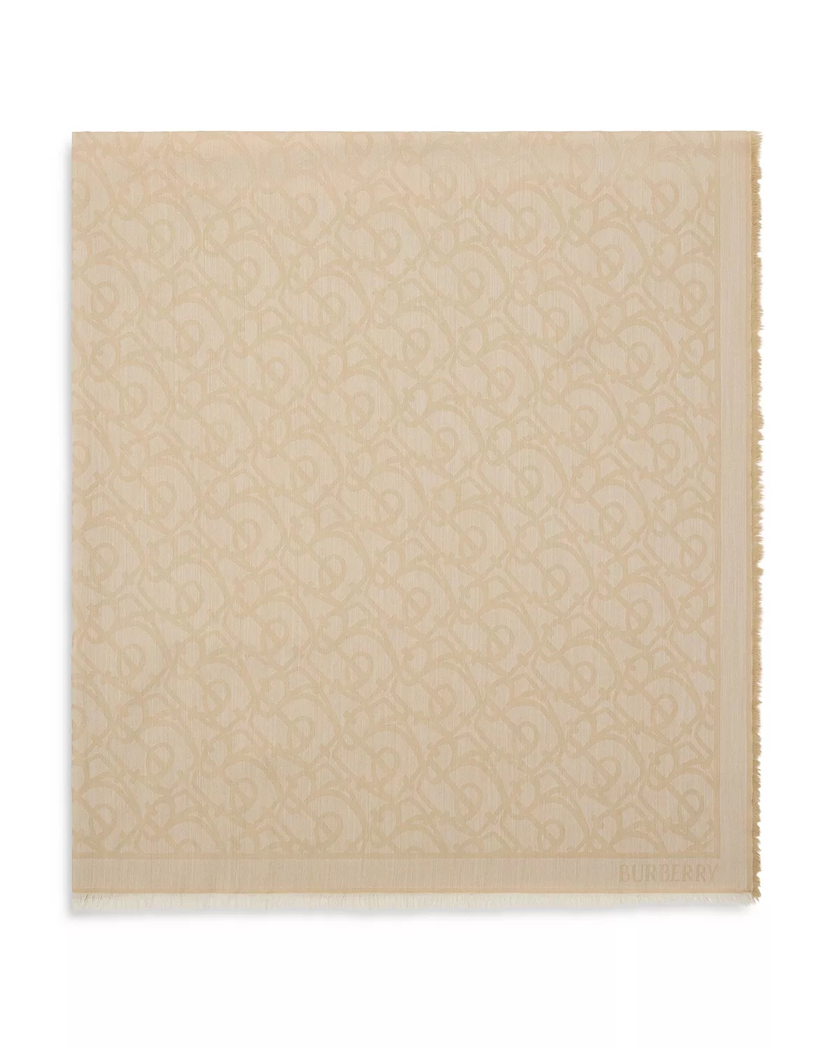 B Charm Lightweight Square Wool Scarf - 2