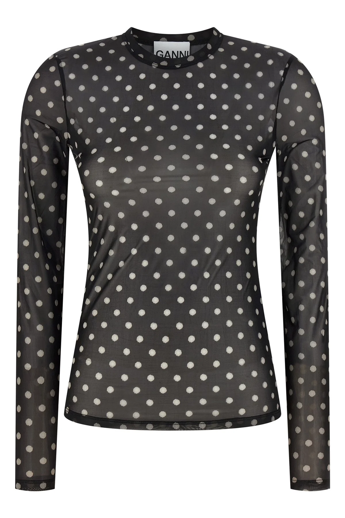 'Printed Sheer' sweater - 1