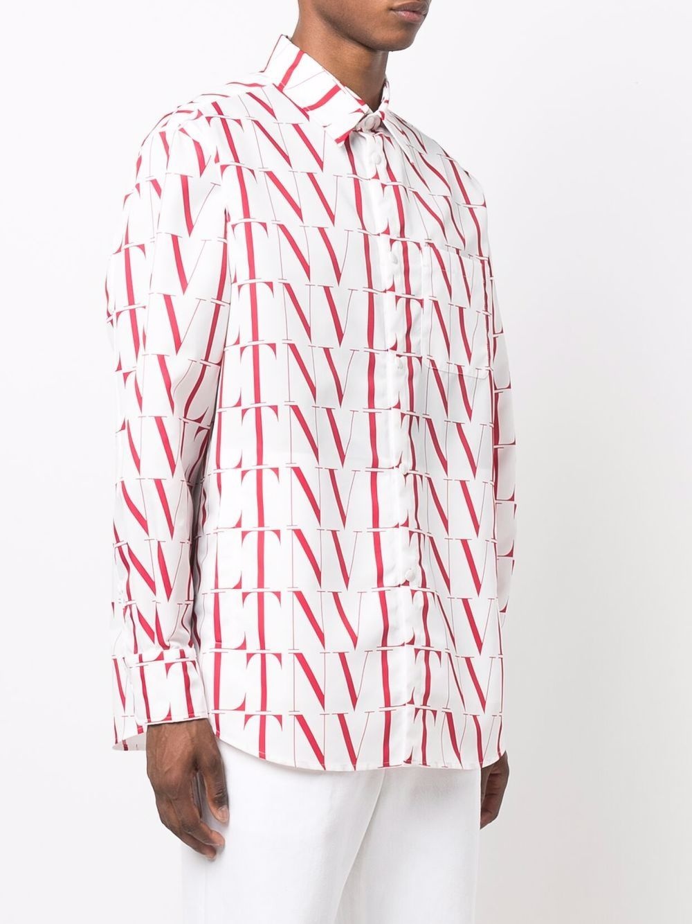 VLTN TIMES print long-sleeve shirt - 3