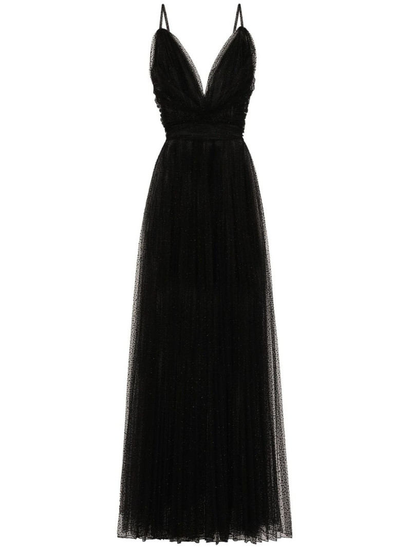 flocked tulle gown 1