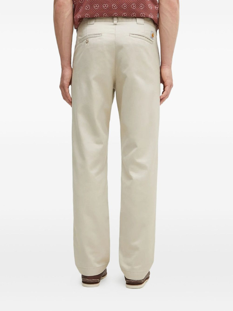 Carhartt logo-patch straight-leg trousers outlook