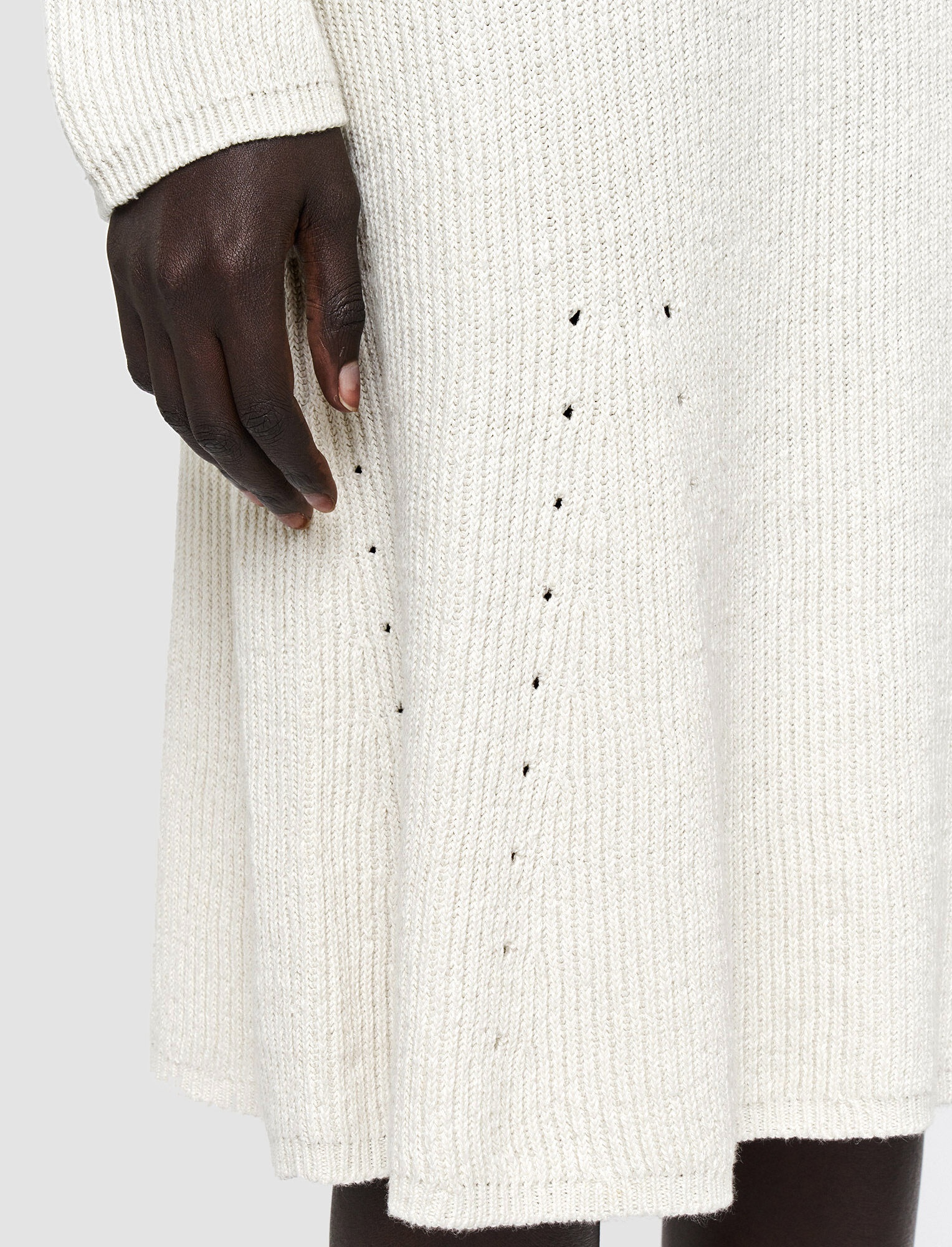 Linen Cotton Knitted Skirt - 4