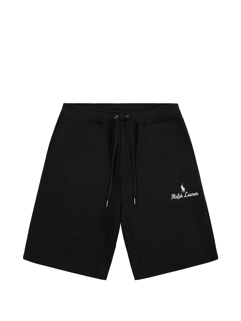 embroidered-logo drawstring shorts - 1