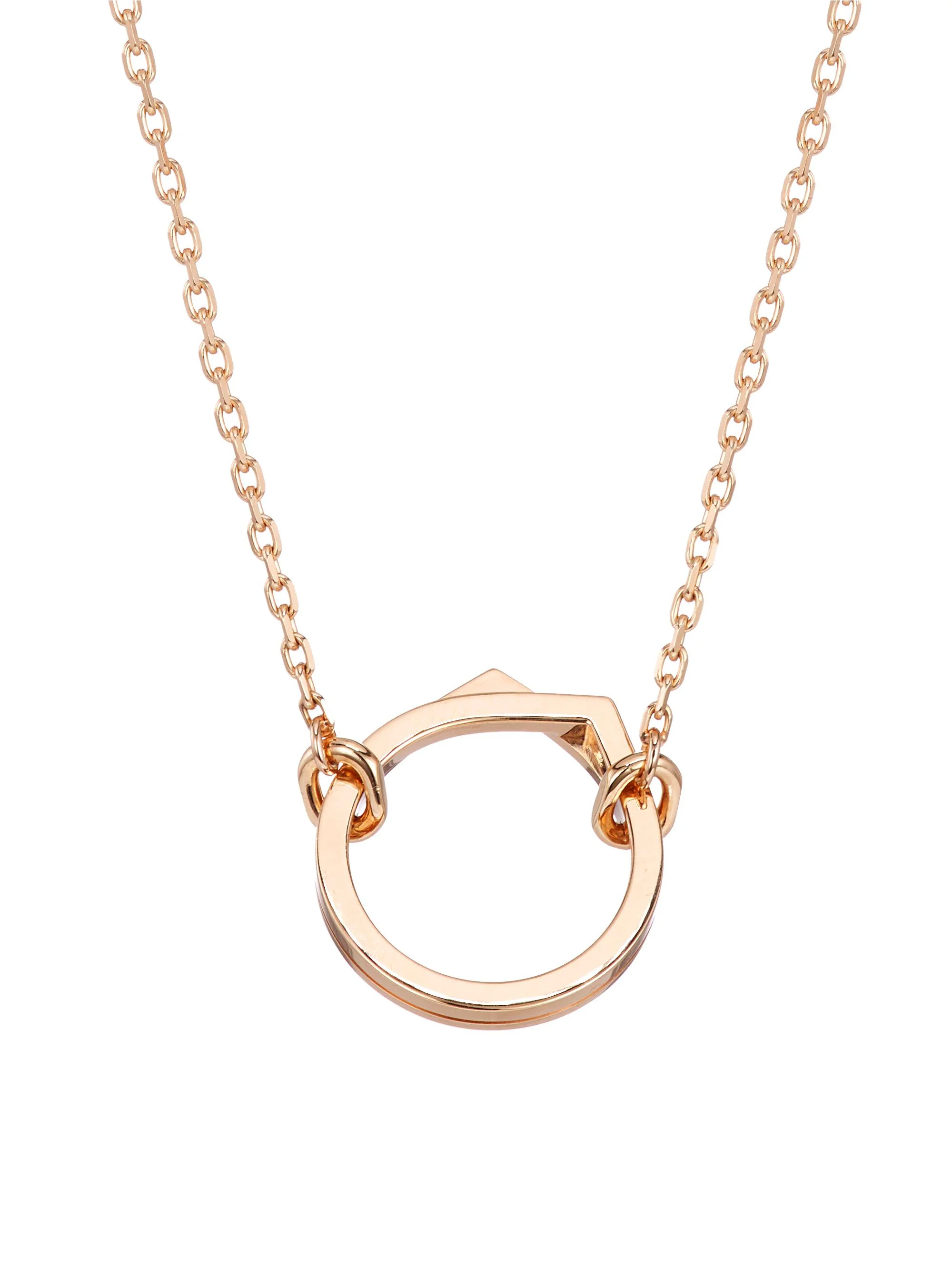 Women's Antifer 18K Rose Gold Pendant Necklace - Rosegold - 1