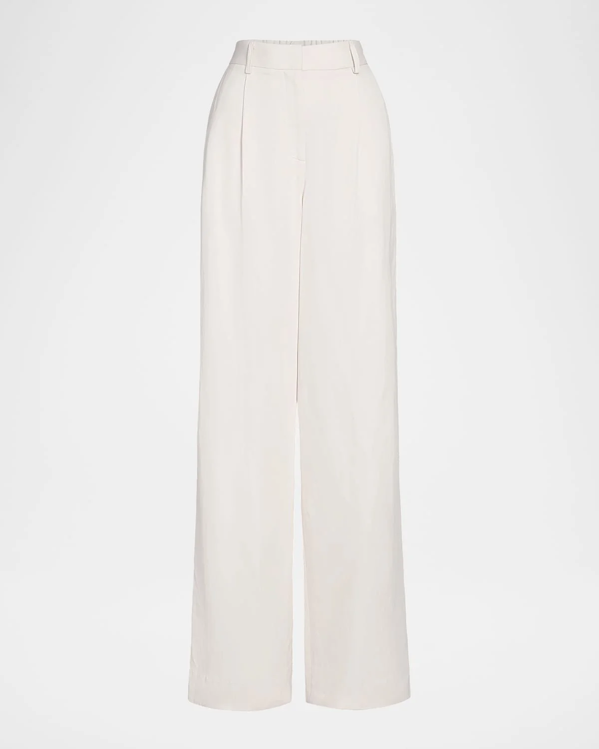 Hudson St Pants in Coated Viscose Linen - 1