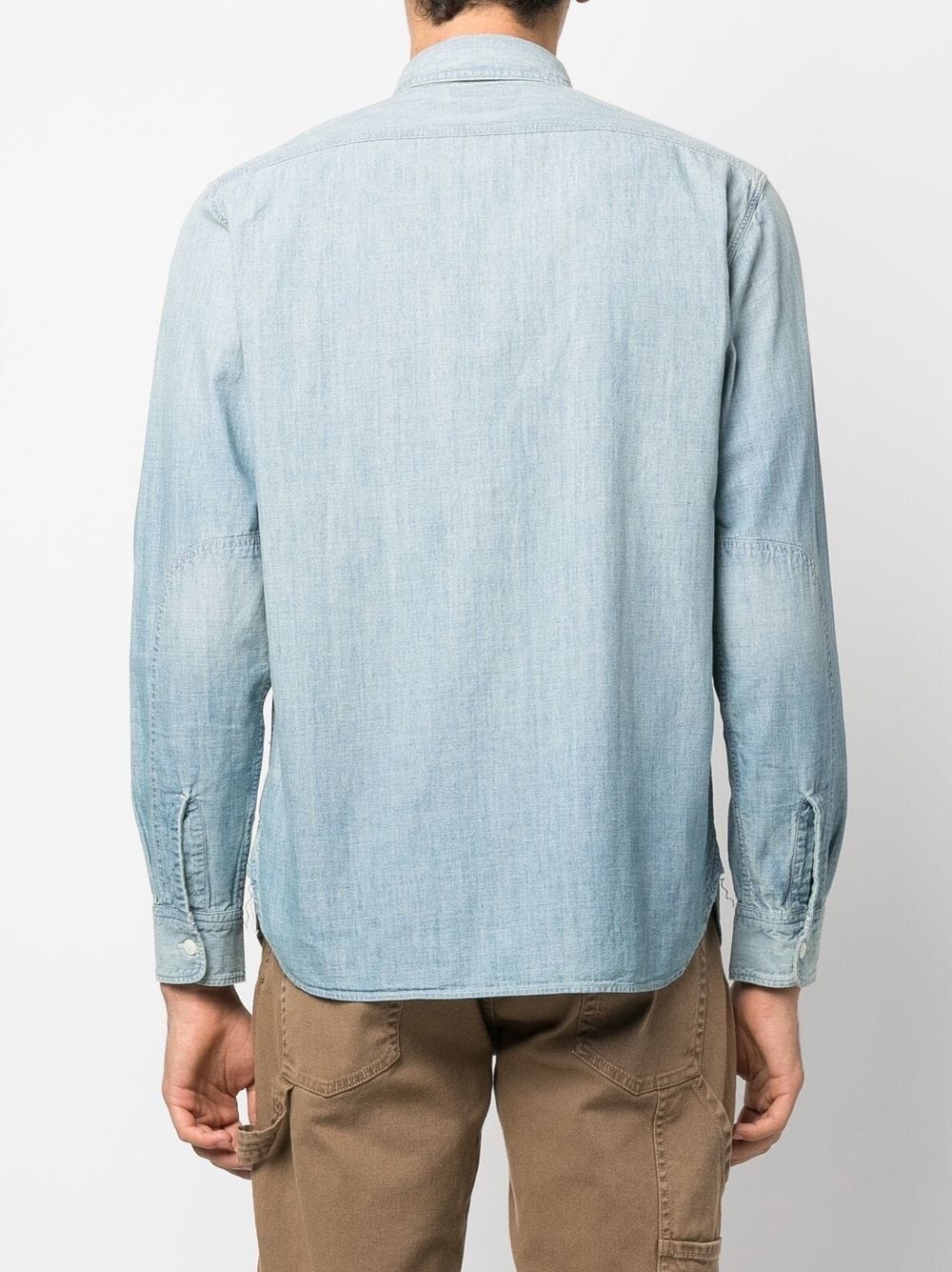Illinois button-up denim shirt - 4