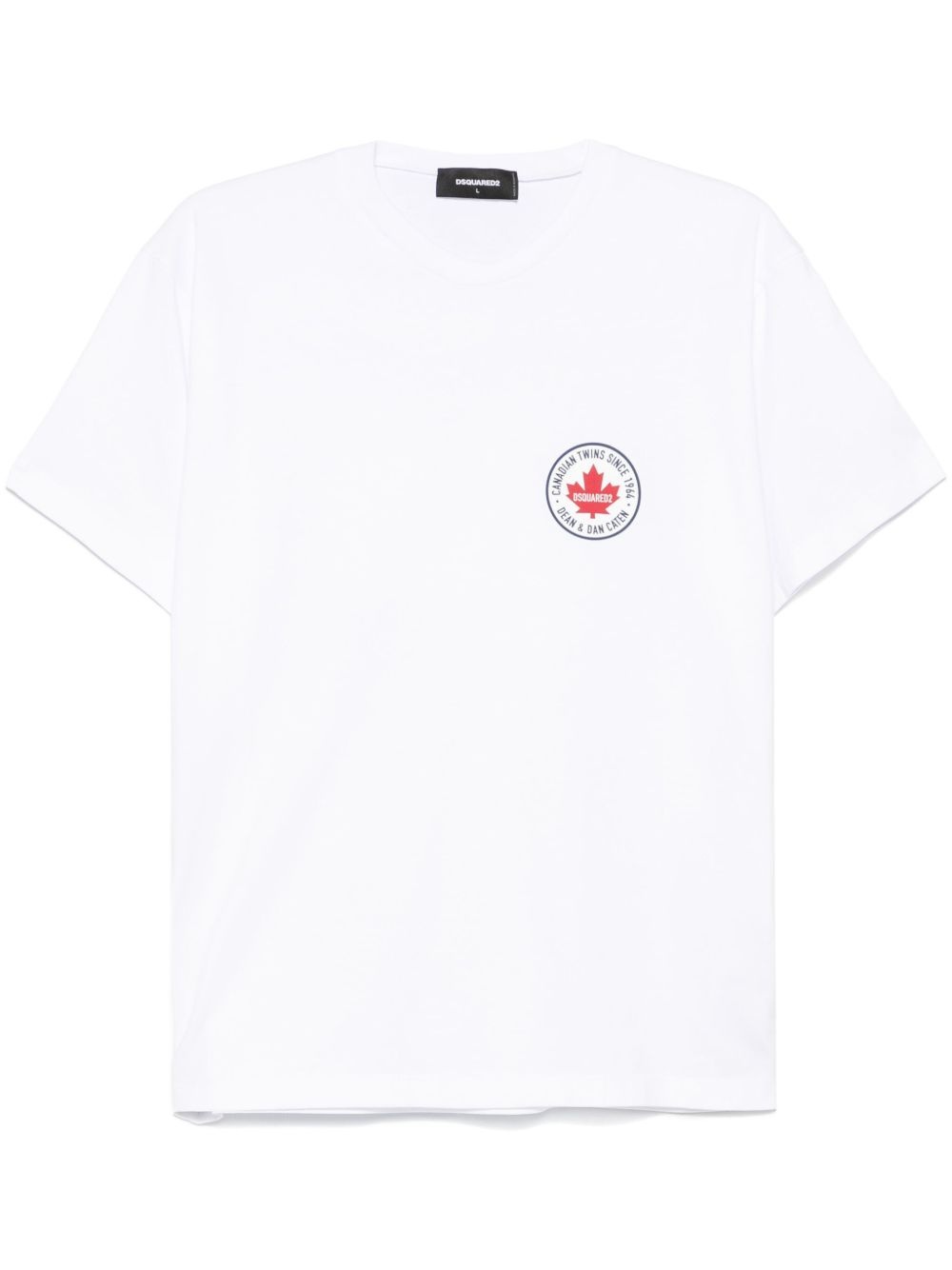 logo-print T-shirt - 1