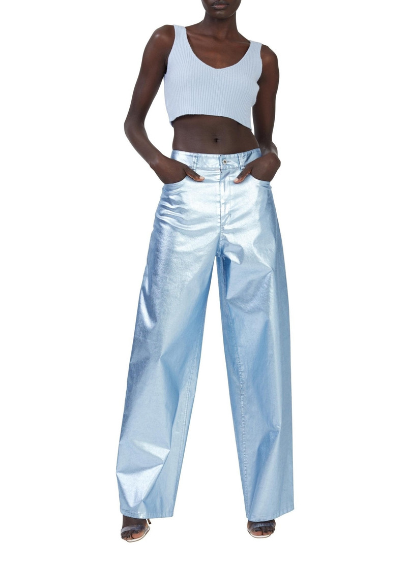 LAPOINTE Metallic Denim Slouchy Pant outlook