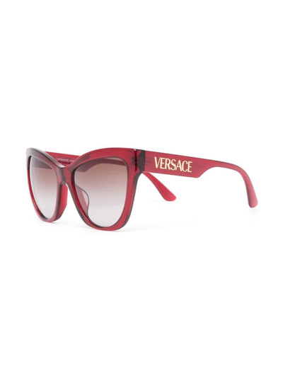 VERSACE cat-eye frame sunglasses outlook